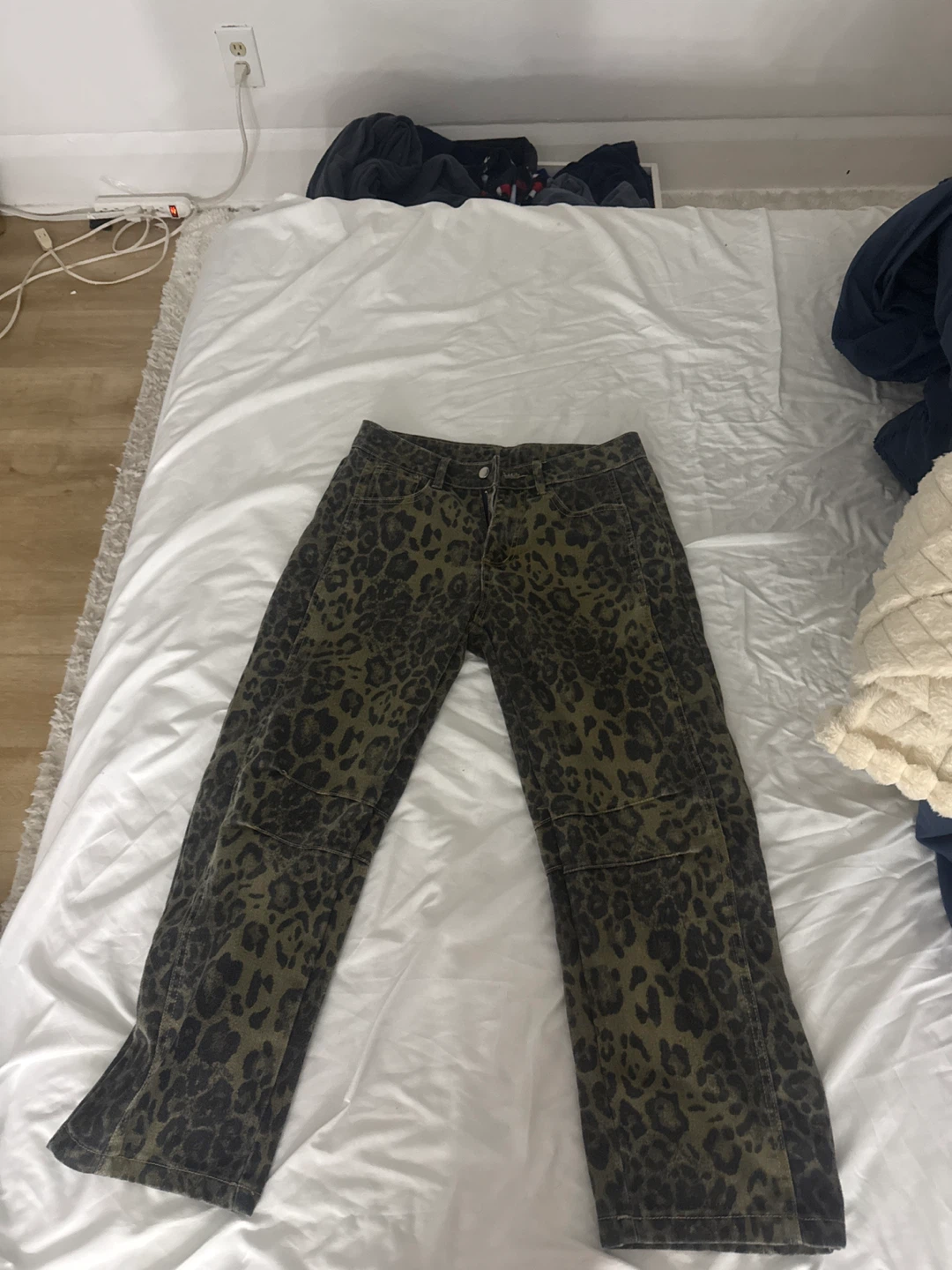 Leopard Print Jeans