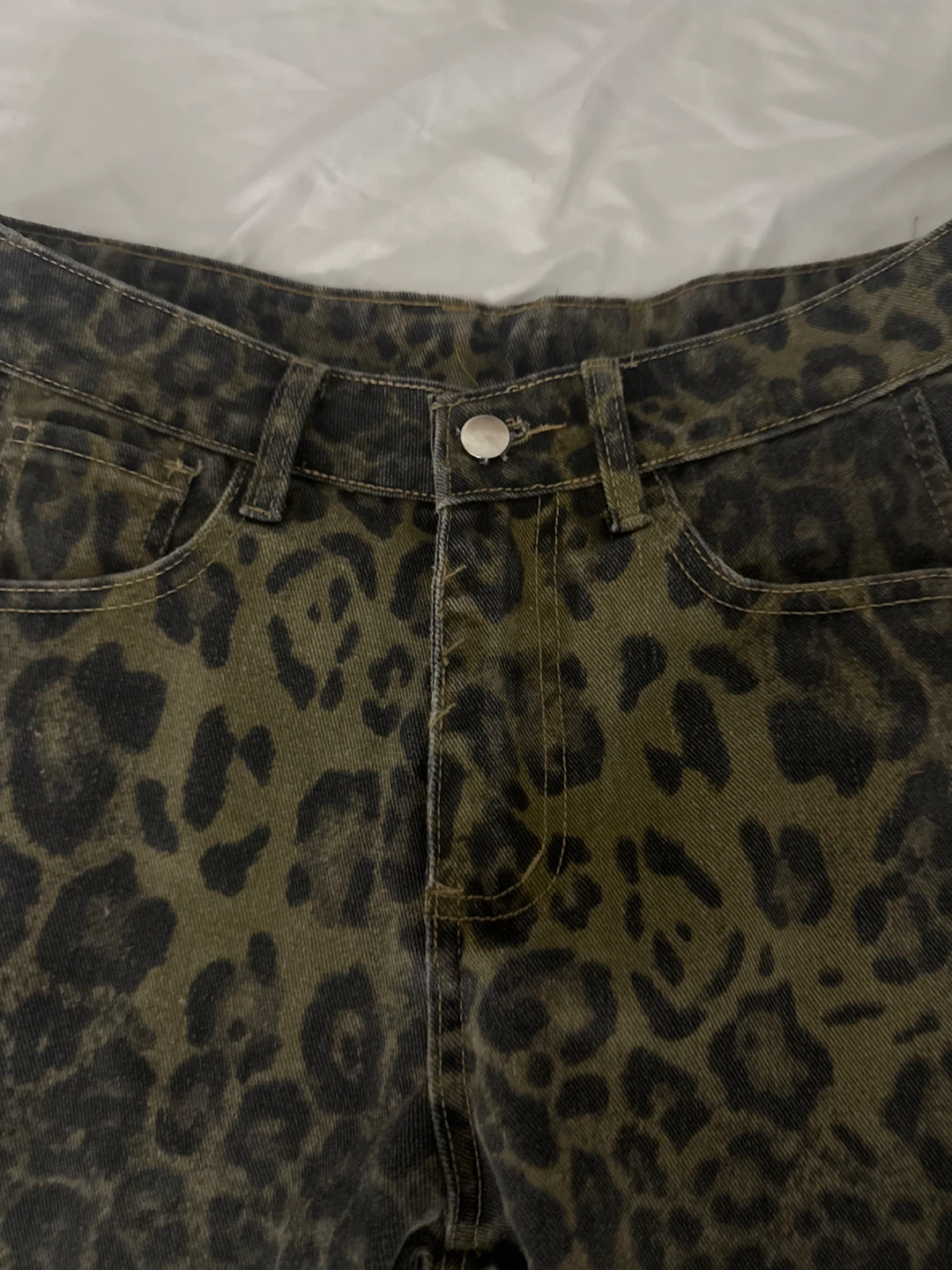 Leopard Print Jeans - photo 3