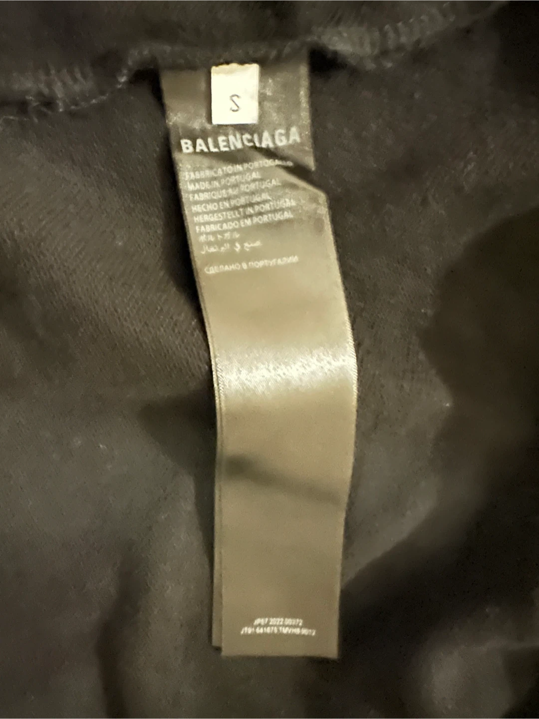 Balenciaga Black Hoodie & Sweatpants Set - Size S - photo 5