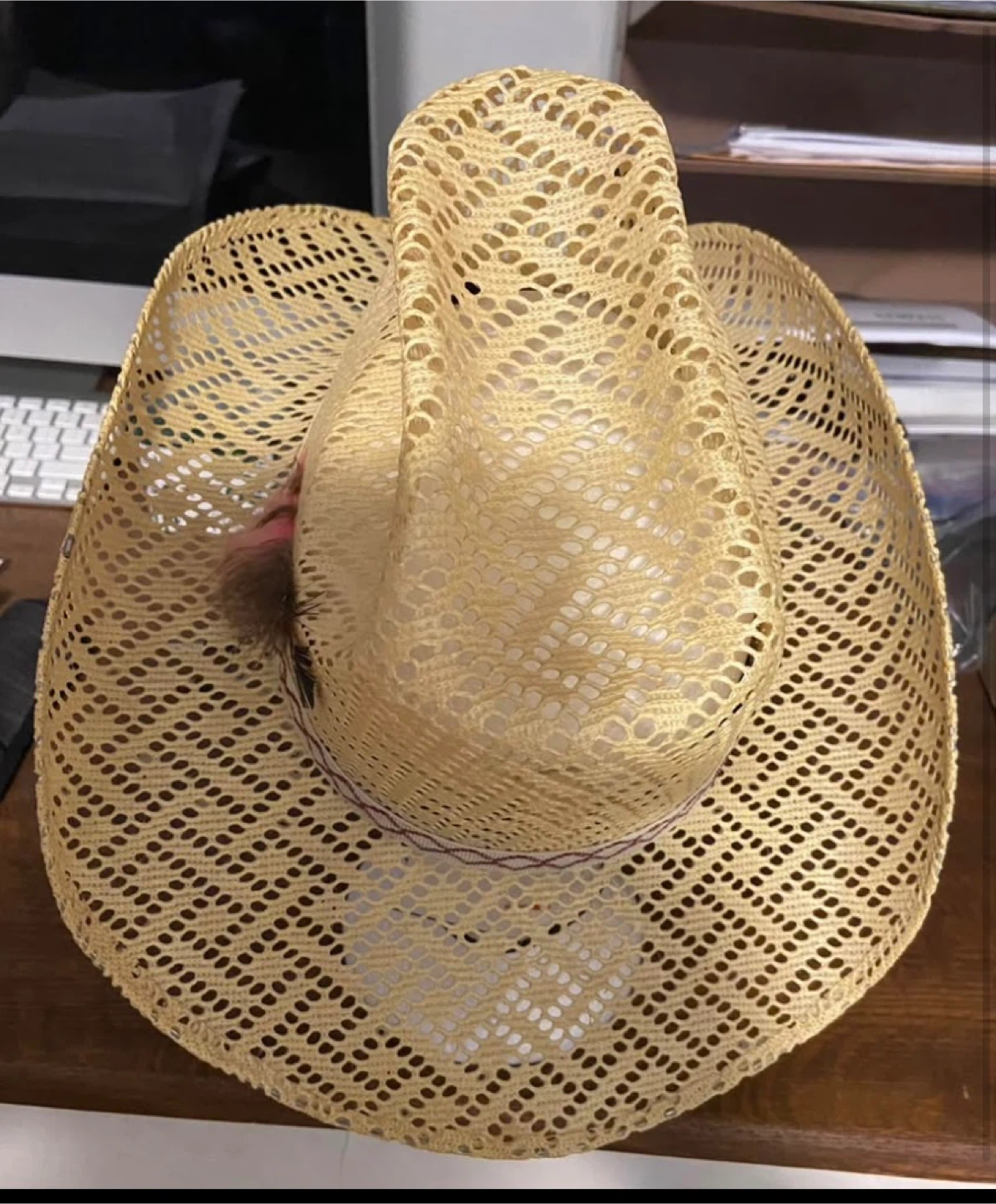 Women cowboy hat and bolo tie  Hat Size 7 USA - photo 3