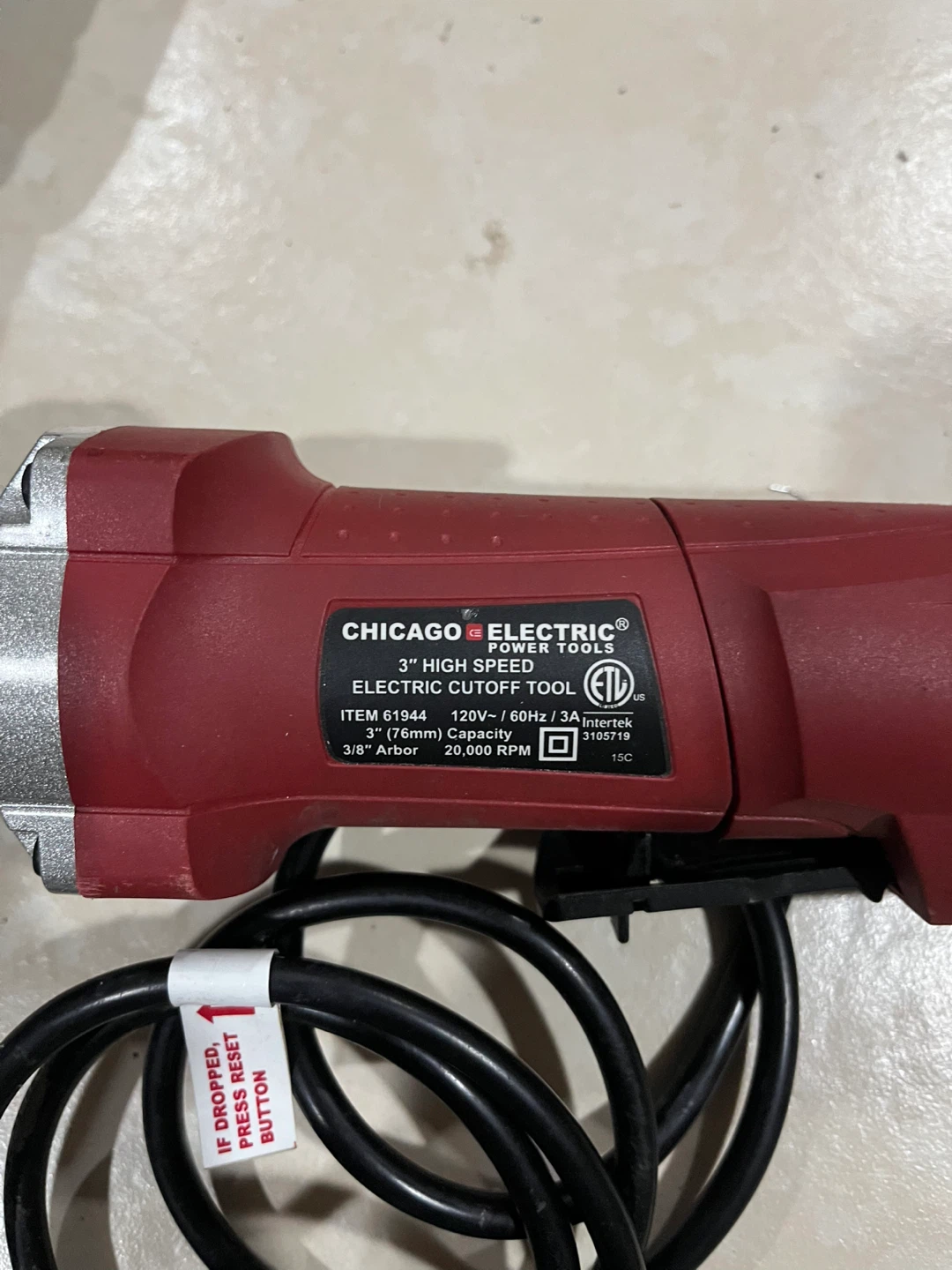 Ryobi 7-1/4" Circular Saw & Chicago Electric Cutoff Tool - photo 5