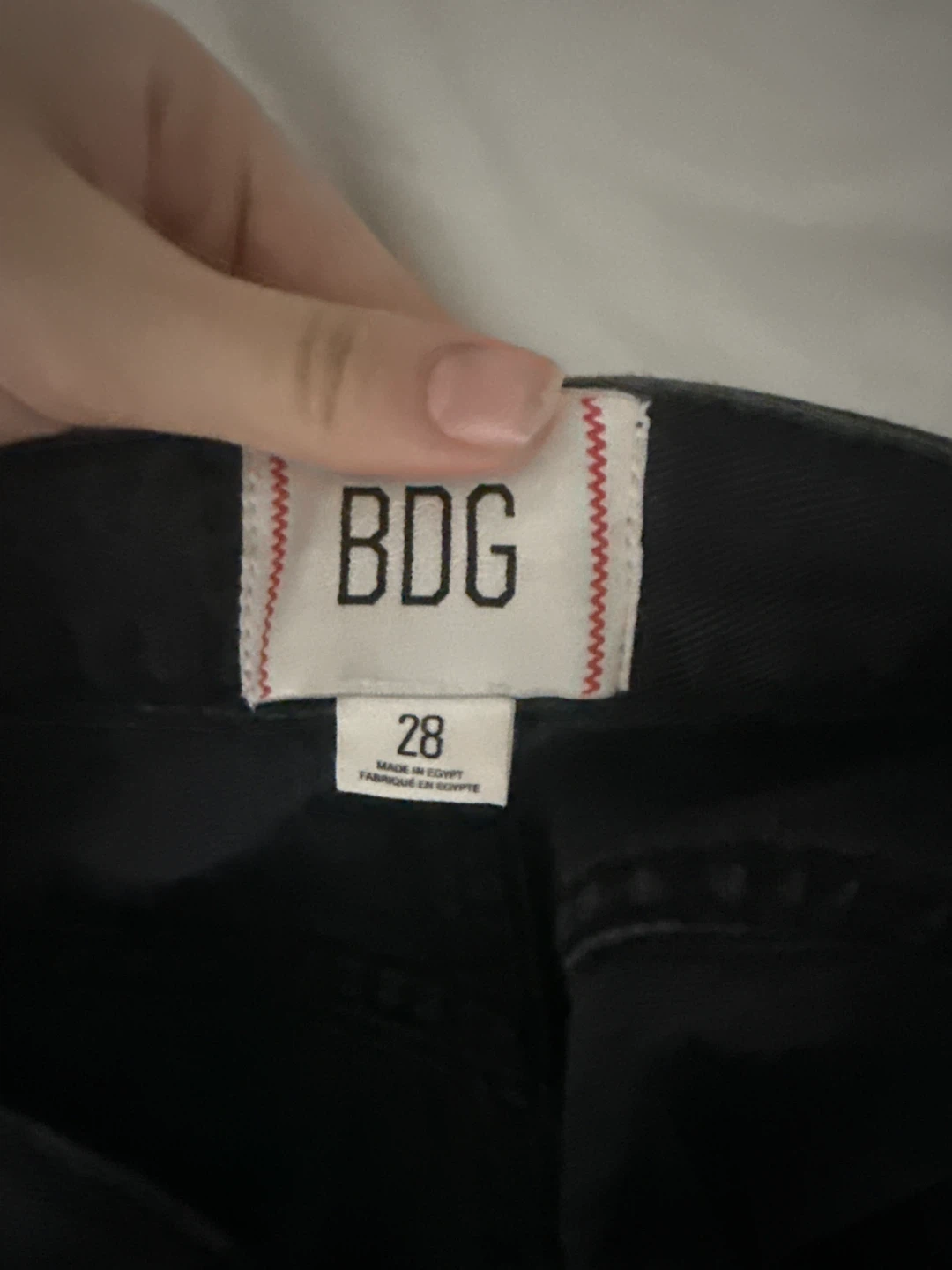 BDG Black Wide Leg Jeans - Size 28 - photo 3