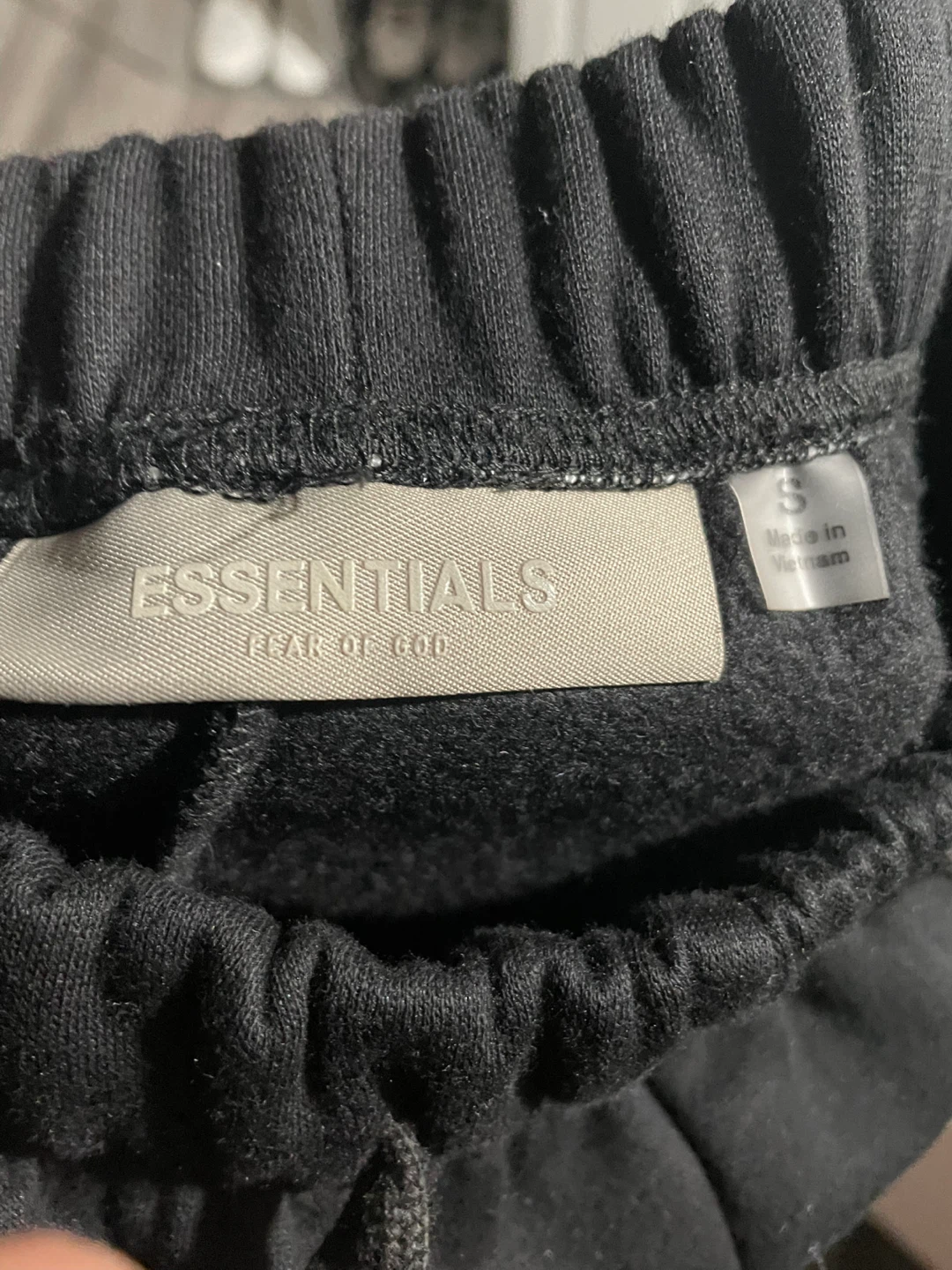 Essentials Fear of God Black Sweatpants - Size S - photo 5