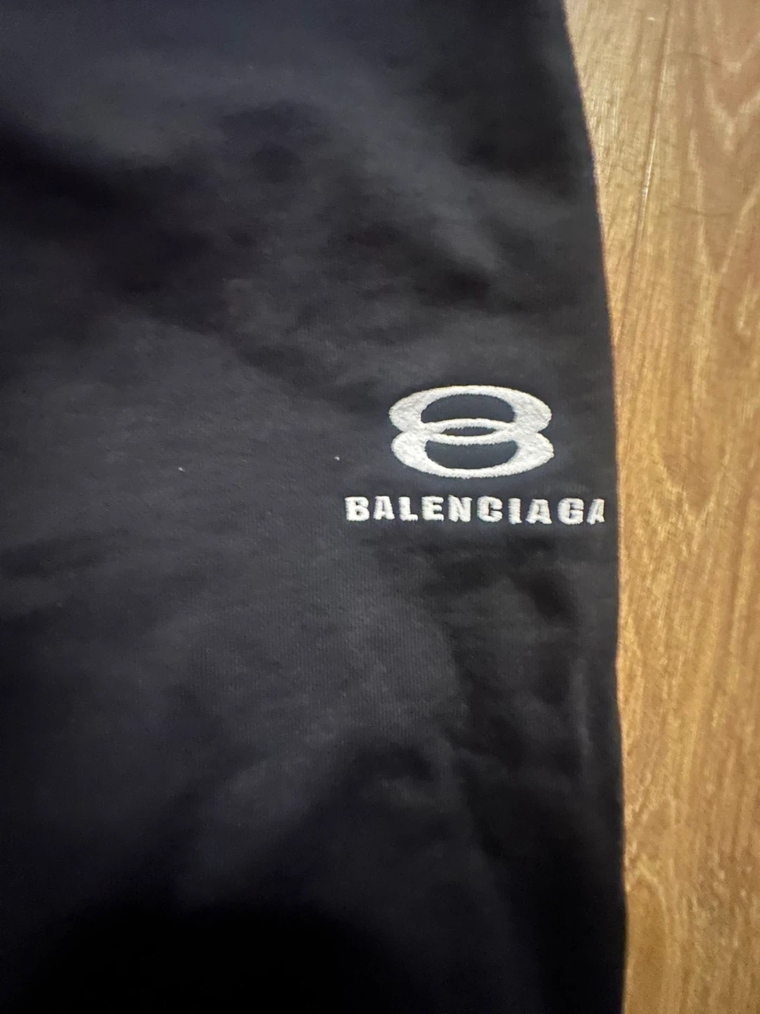 Balenciaga Black Hoodie & Sweatpants Set - Size S - photo 5