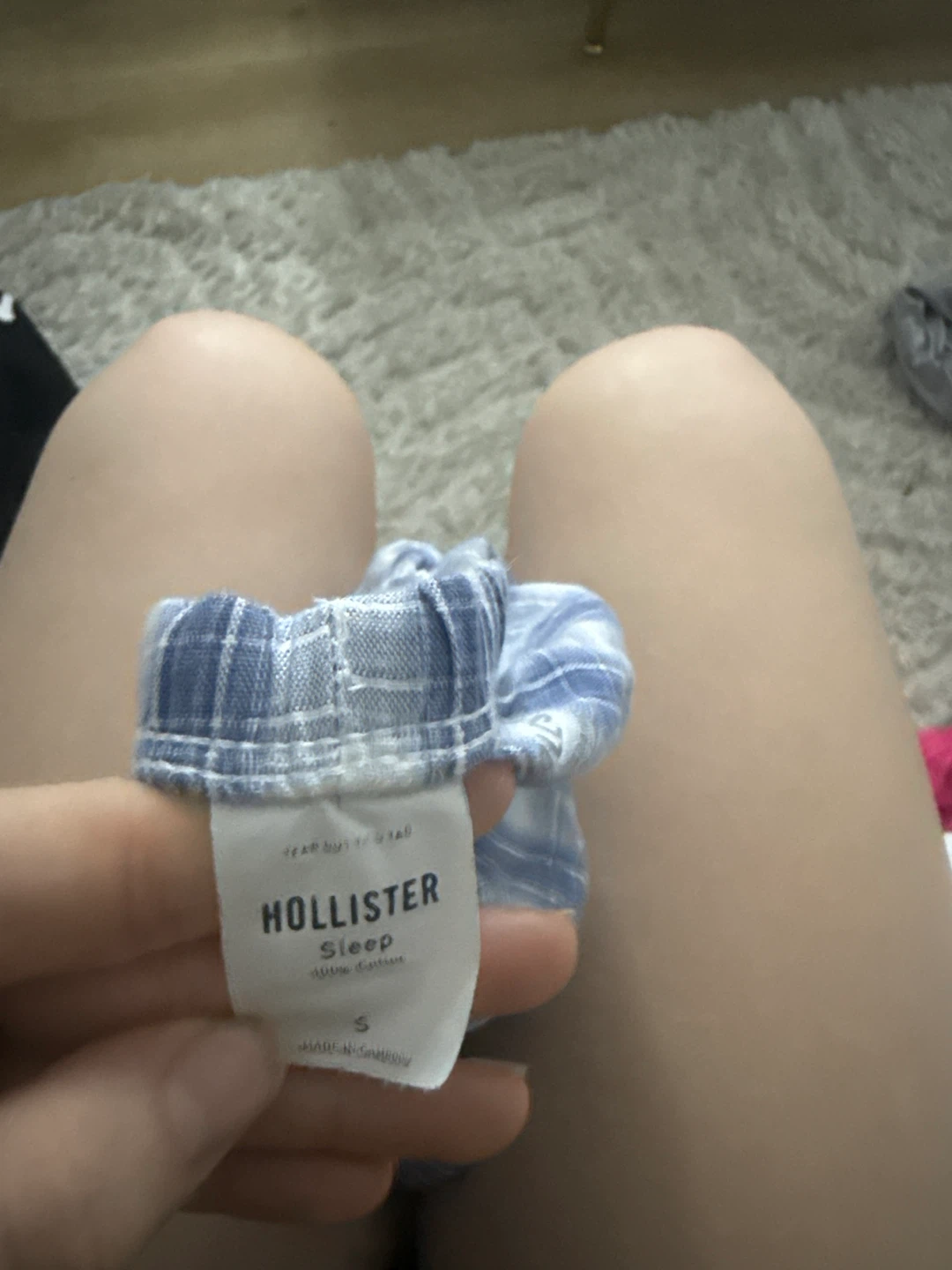 Hollister Plaid Sleep Shorts - Size S - photo 3