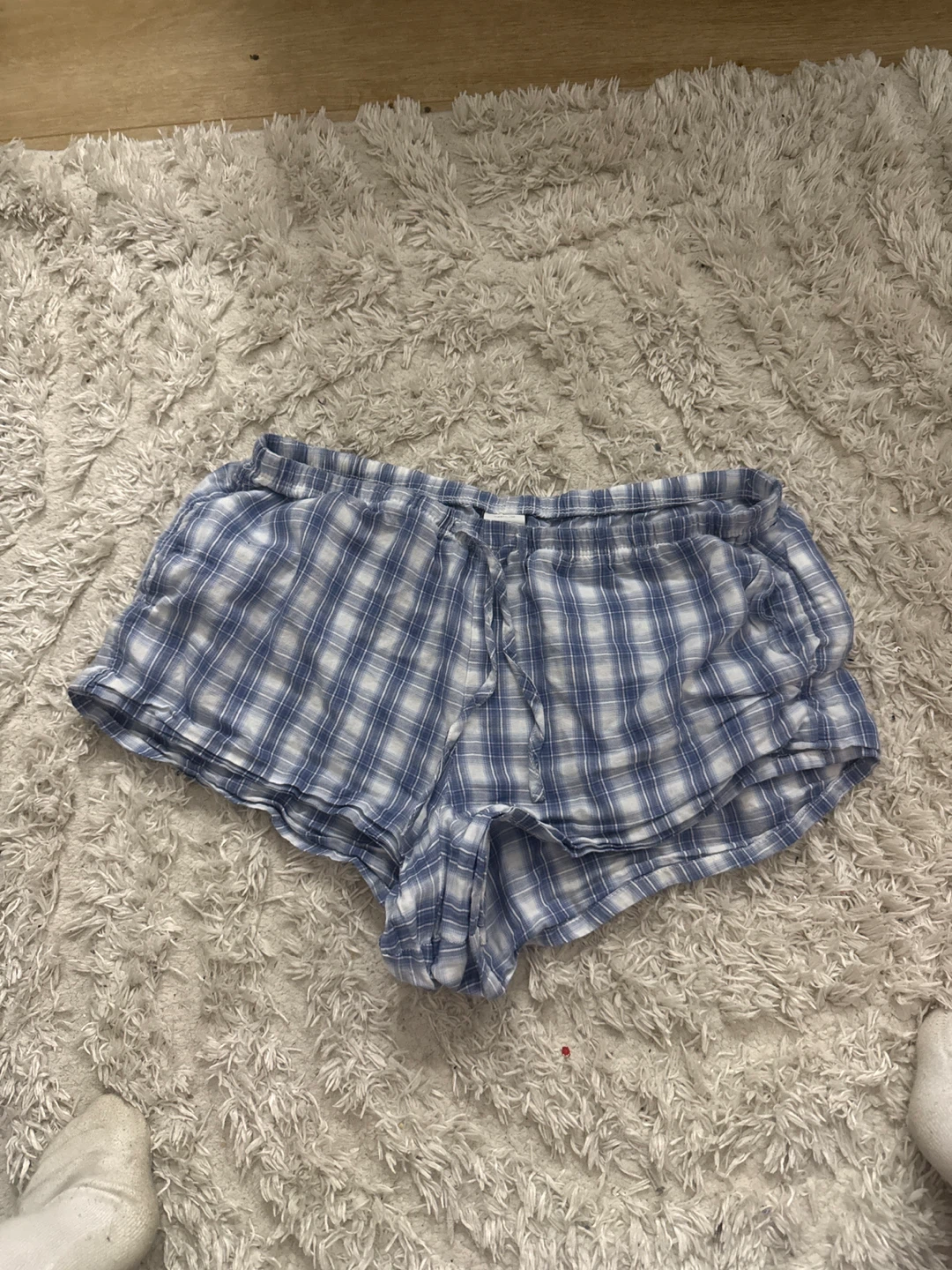 Hollister Plaid Sleep Shorts - Size S
