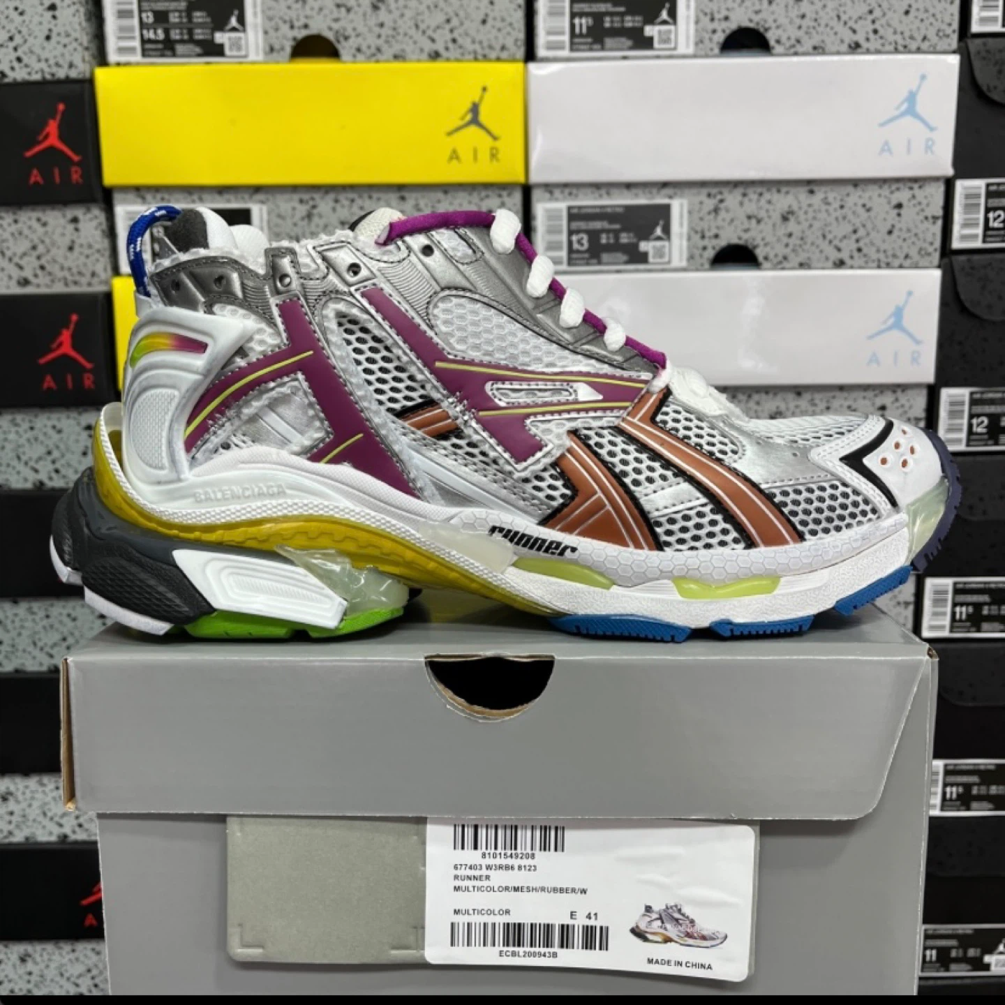 Authentic Balenciaga Runner Sneakers Size 41 - photo 2