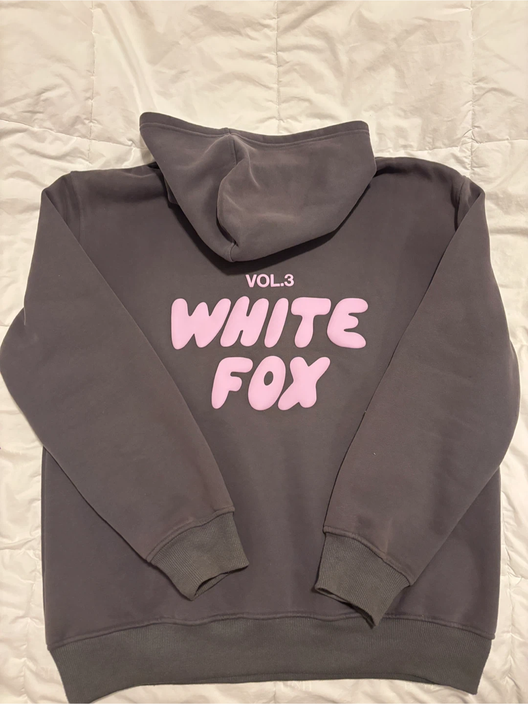 *BRAND NEW CONDITION* White Fox Volcanic Grey Hoodie - Size S/M