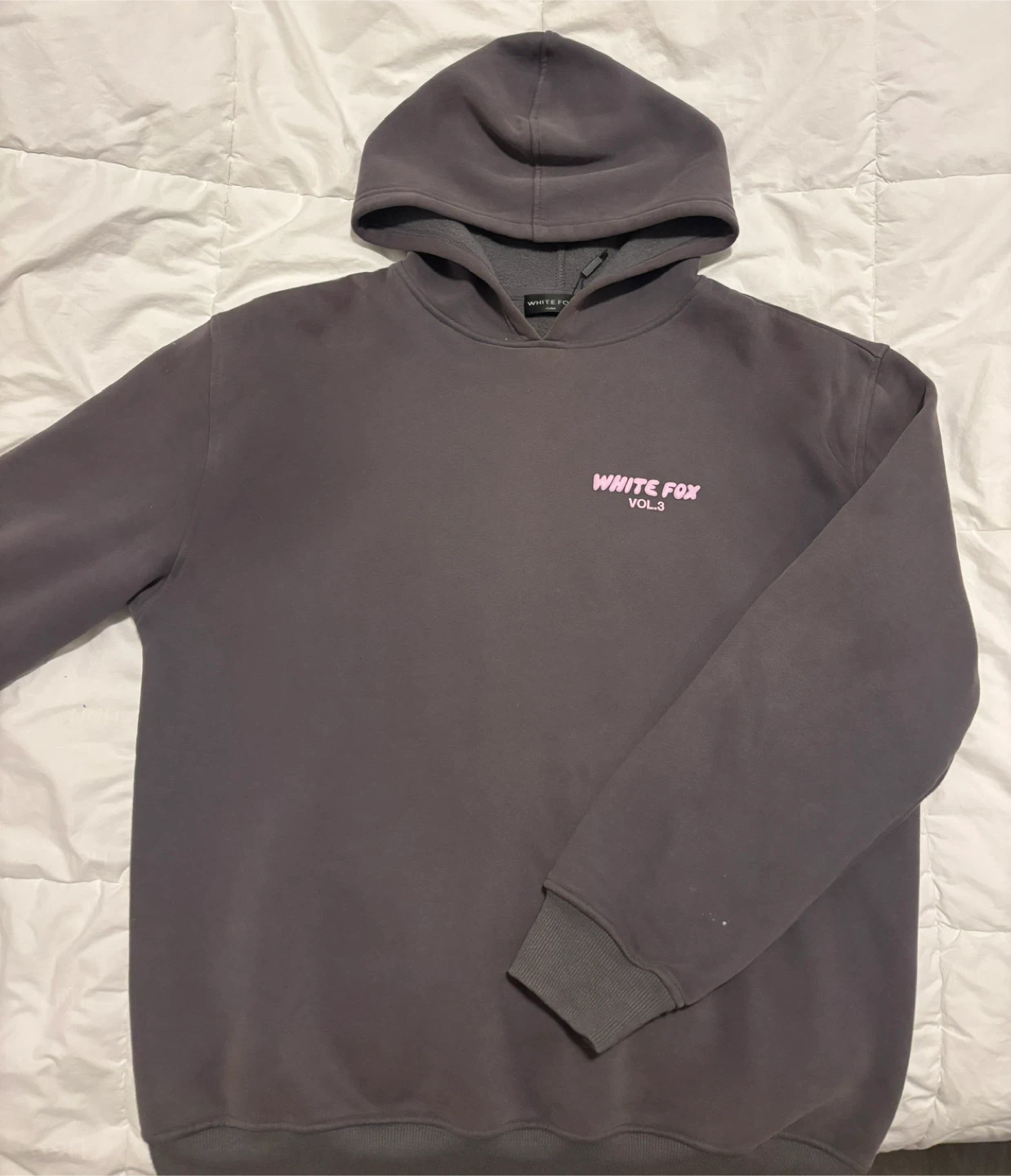 *BRAND NEW CONDITION* White Fox Volcanic Grey Hoodie - Size S/M - photo 2