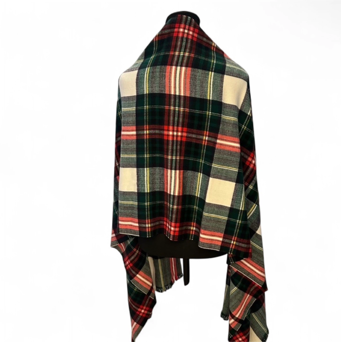 GAP Acrylic Tartan Plaid Large Winter Scarf/Wrap - photo 4
