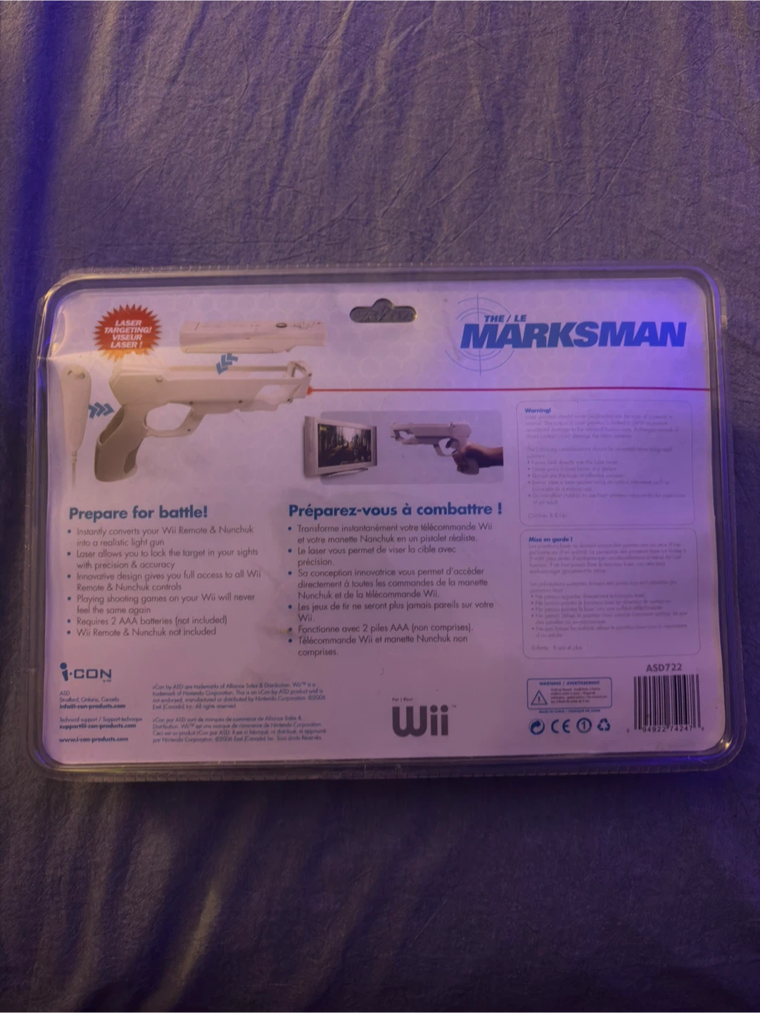 Wii The Marksman Light Gun - New in Box! - photo 2