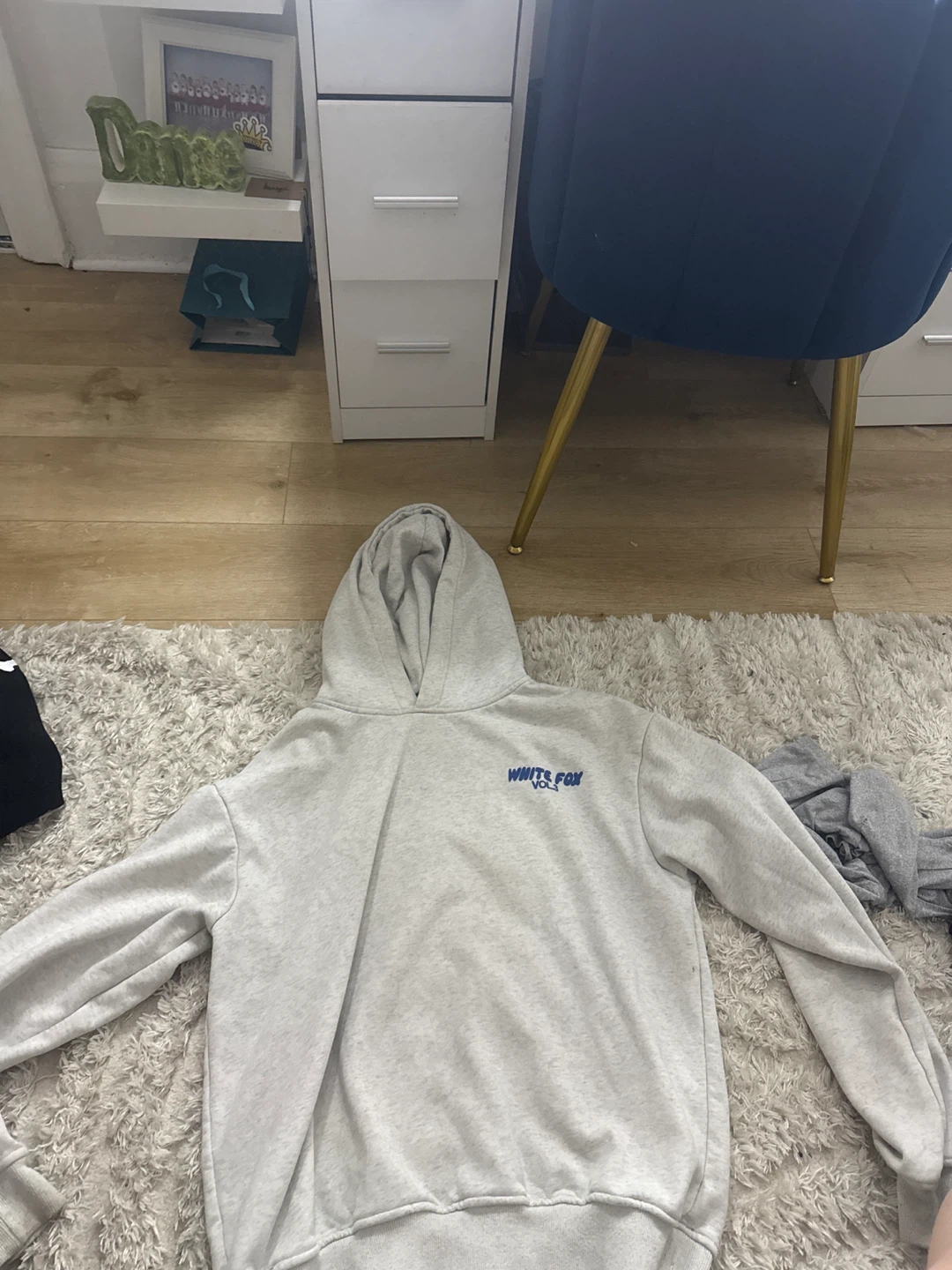 White Fox Hoodie - Size M