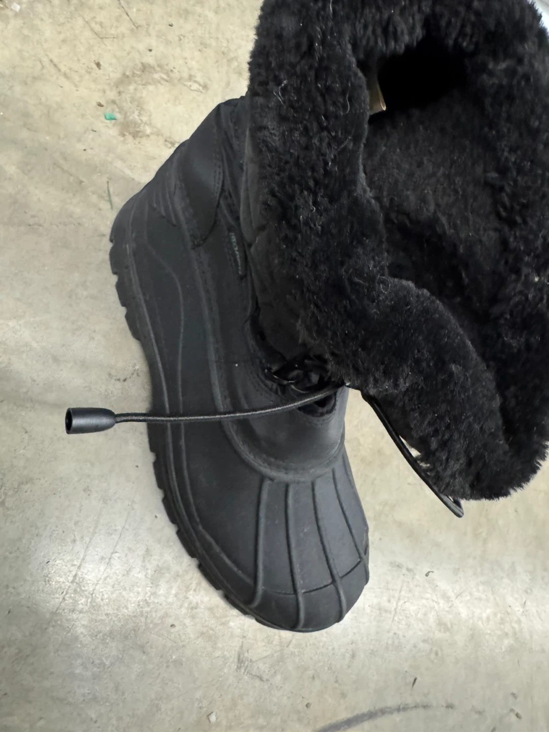 Black Winter Snow Boots