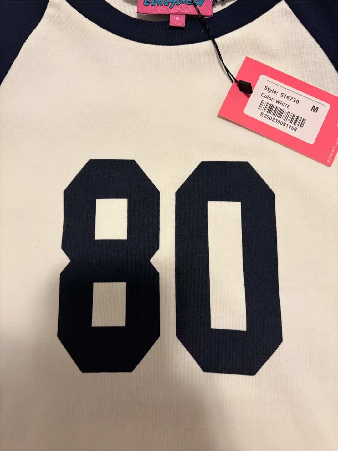Edikted '80' Baseball Tee - Size M - photo 3