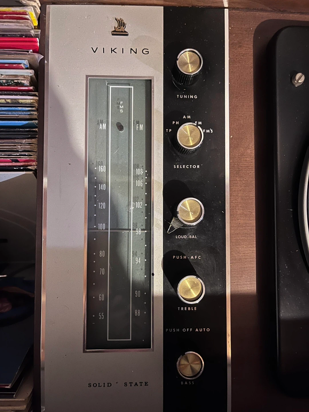 Viking Solid State Garrard 3000 Record Player Console - photo 4