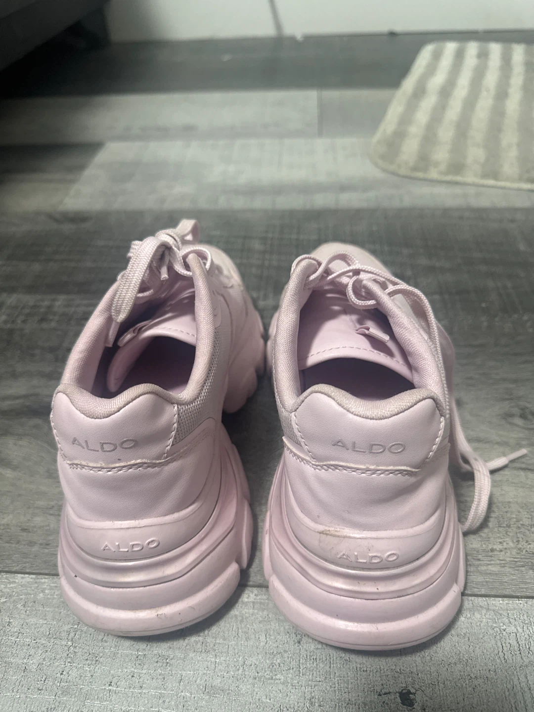 ALDO Women's Pink Sneakers, Size 8