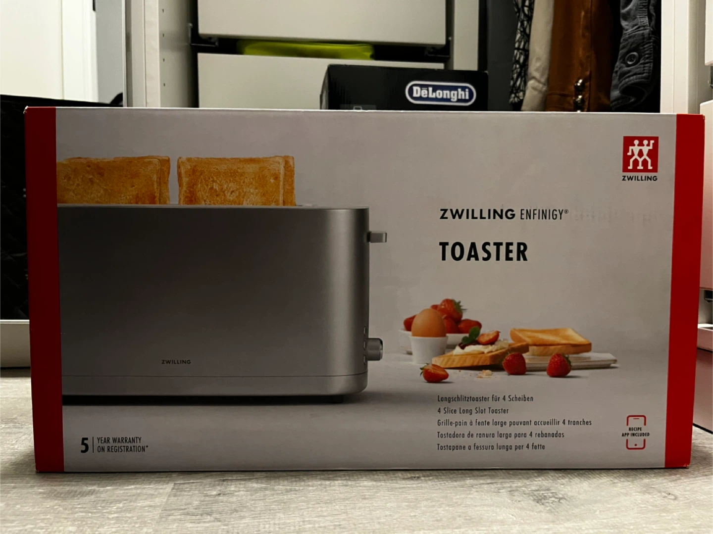 New Zwilling Enfinigy Toaster - 4 Slice Long Slot