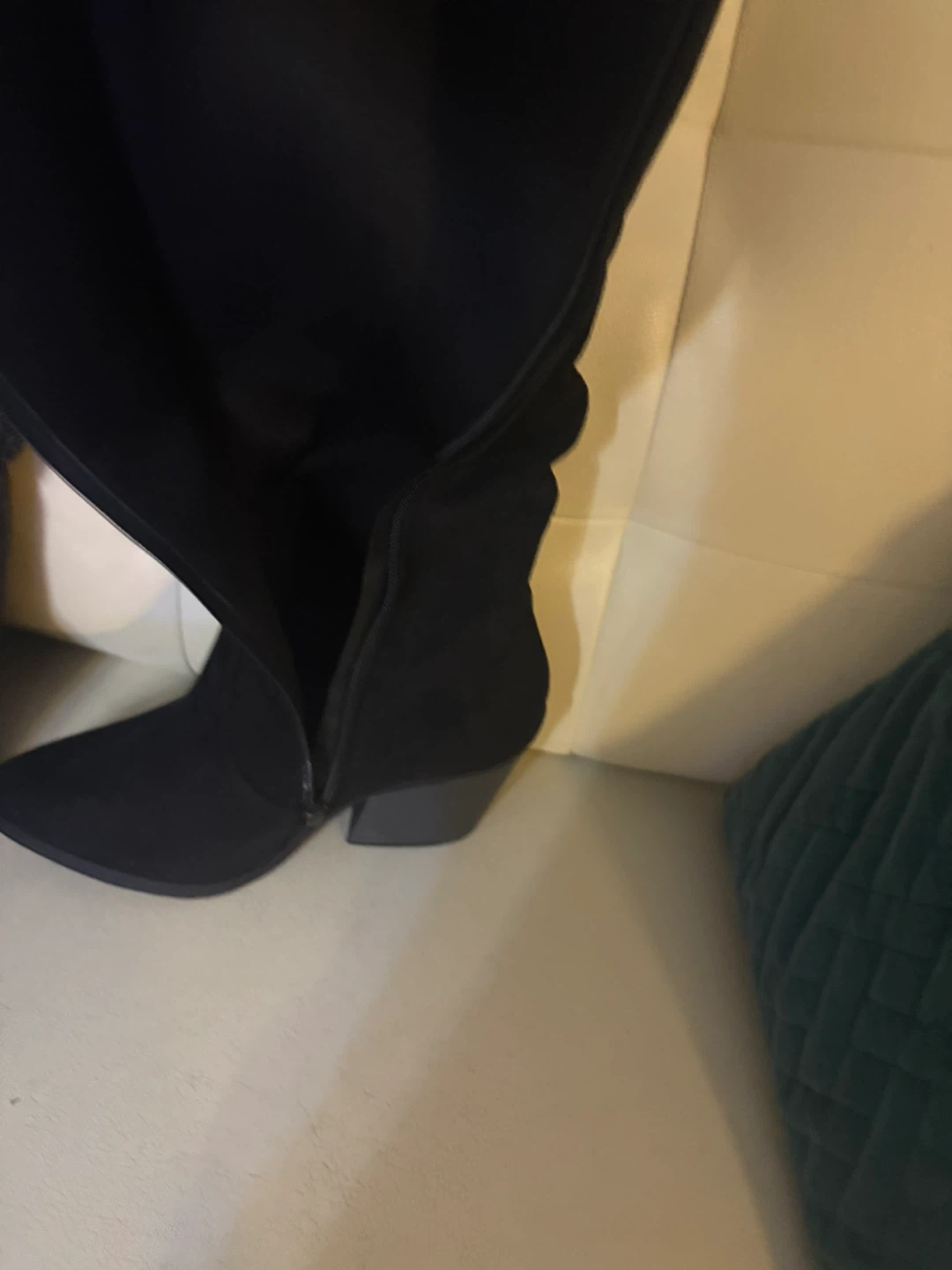 Black Knee High Boots, Size 8.5 - photo 4