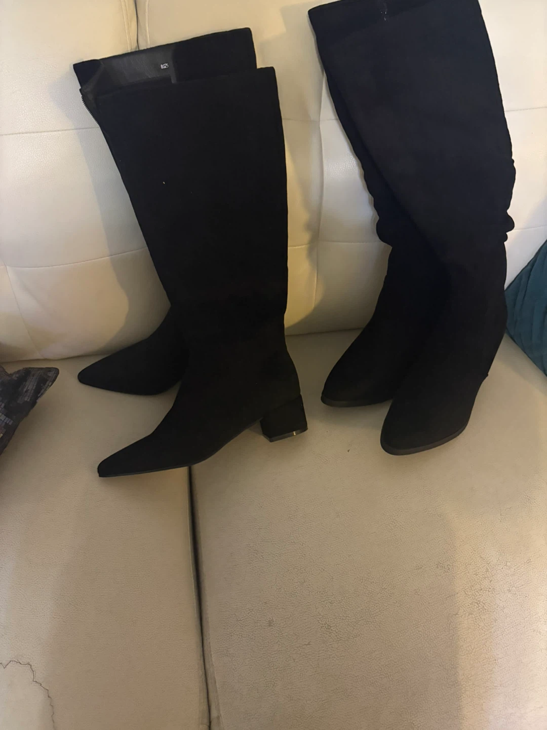 Black Knee High Boots, Size 8.5 - photo 3