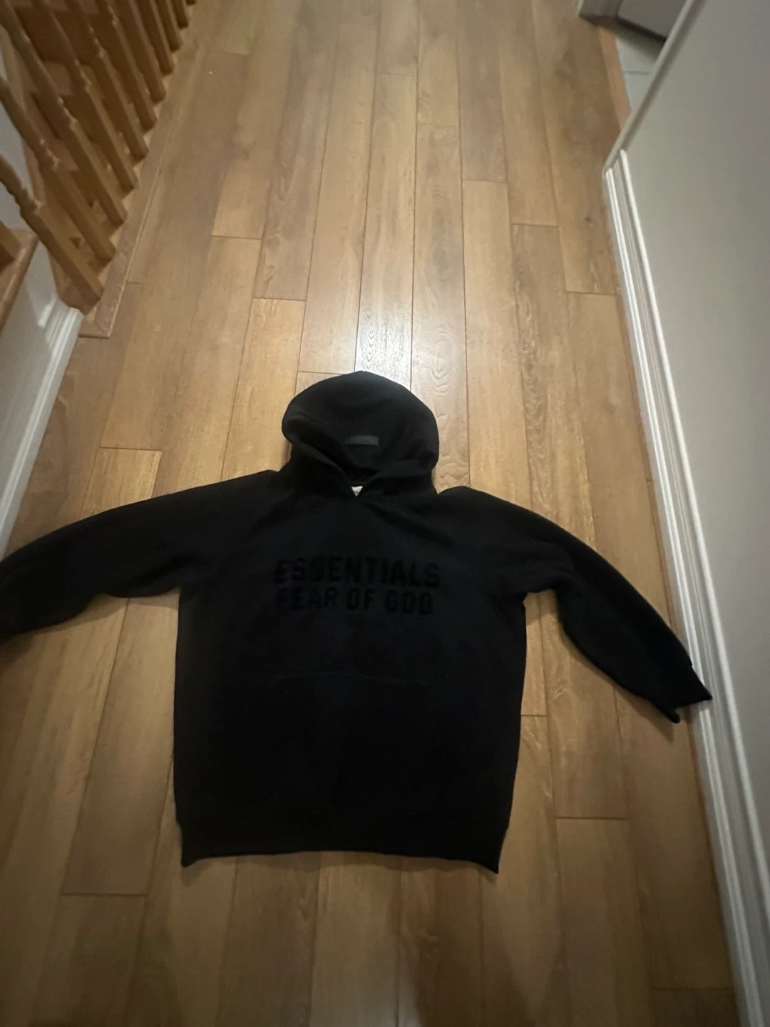 Essentials Fear of God Black Hoodie