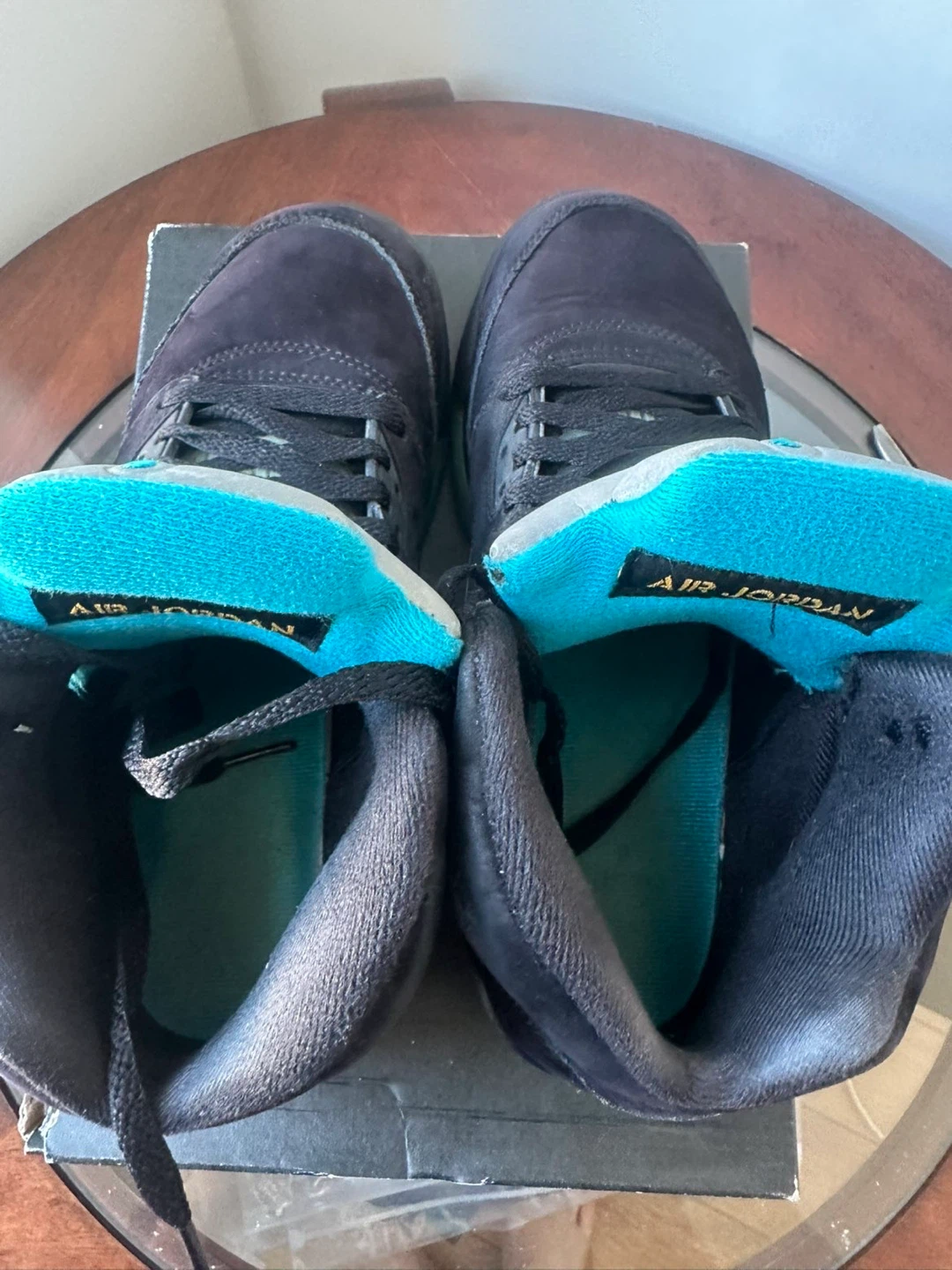 Air Jordan 5 Retro Black/Island Green - photo 5