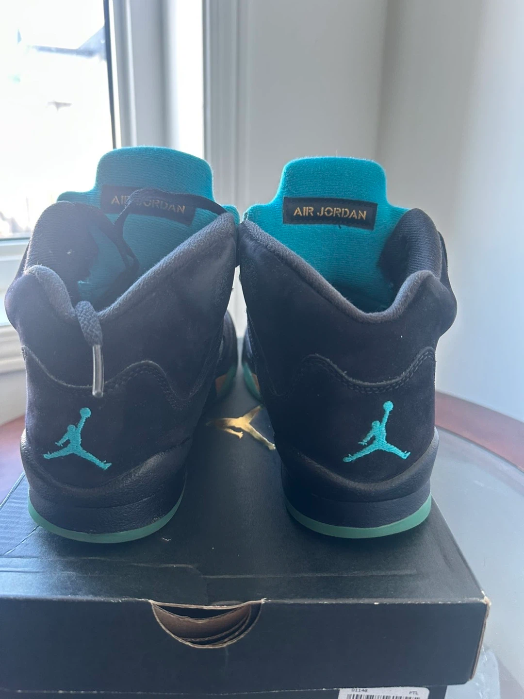 Air Jordan 5 Retro Black/Island Green - photo 3