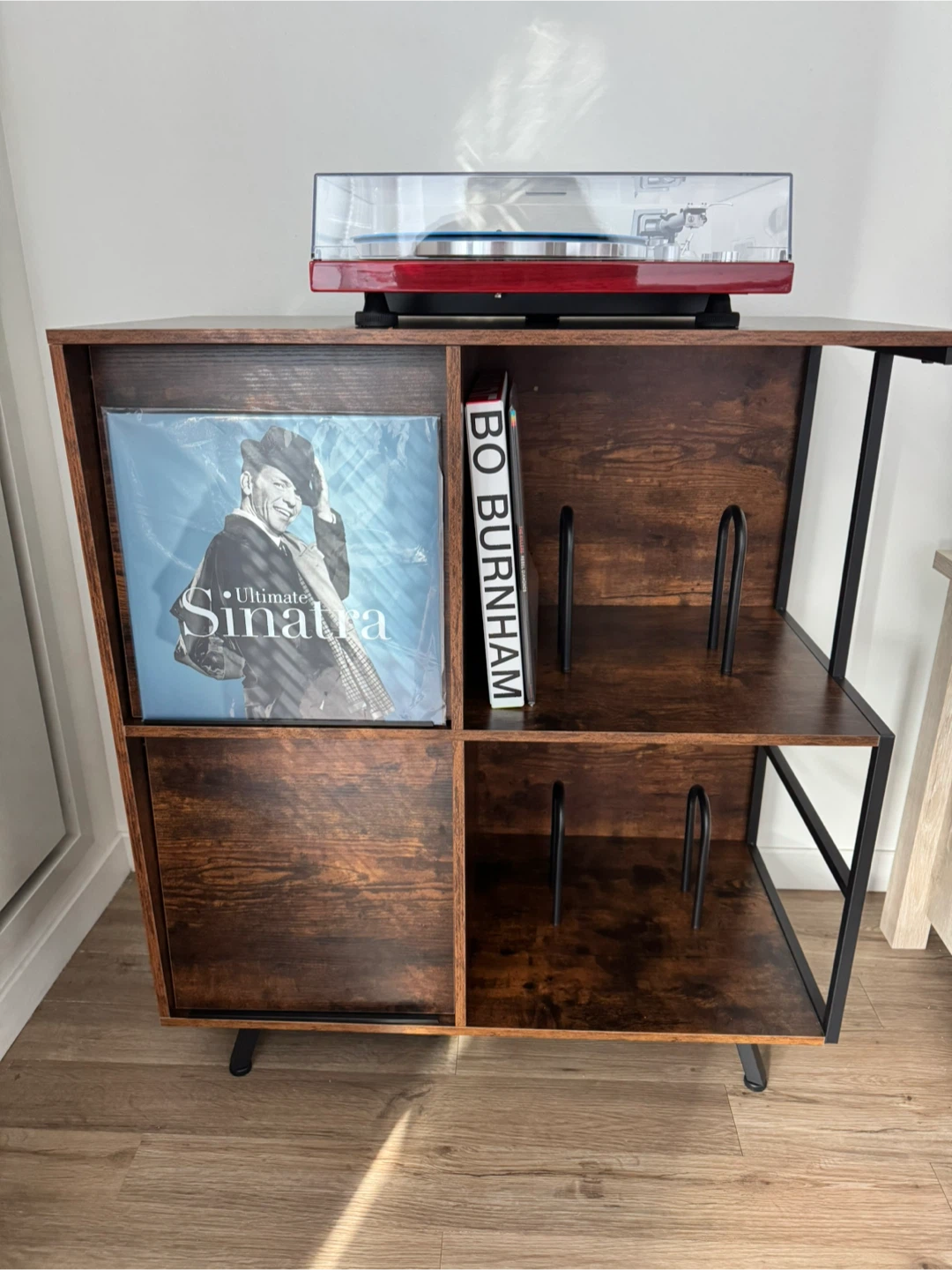 (Sealed box) Vinyl Record Storage Cabinet