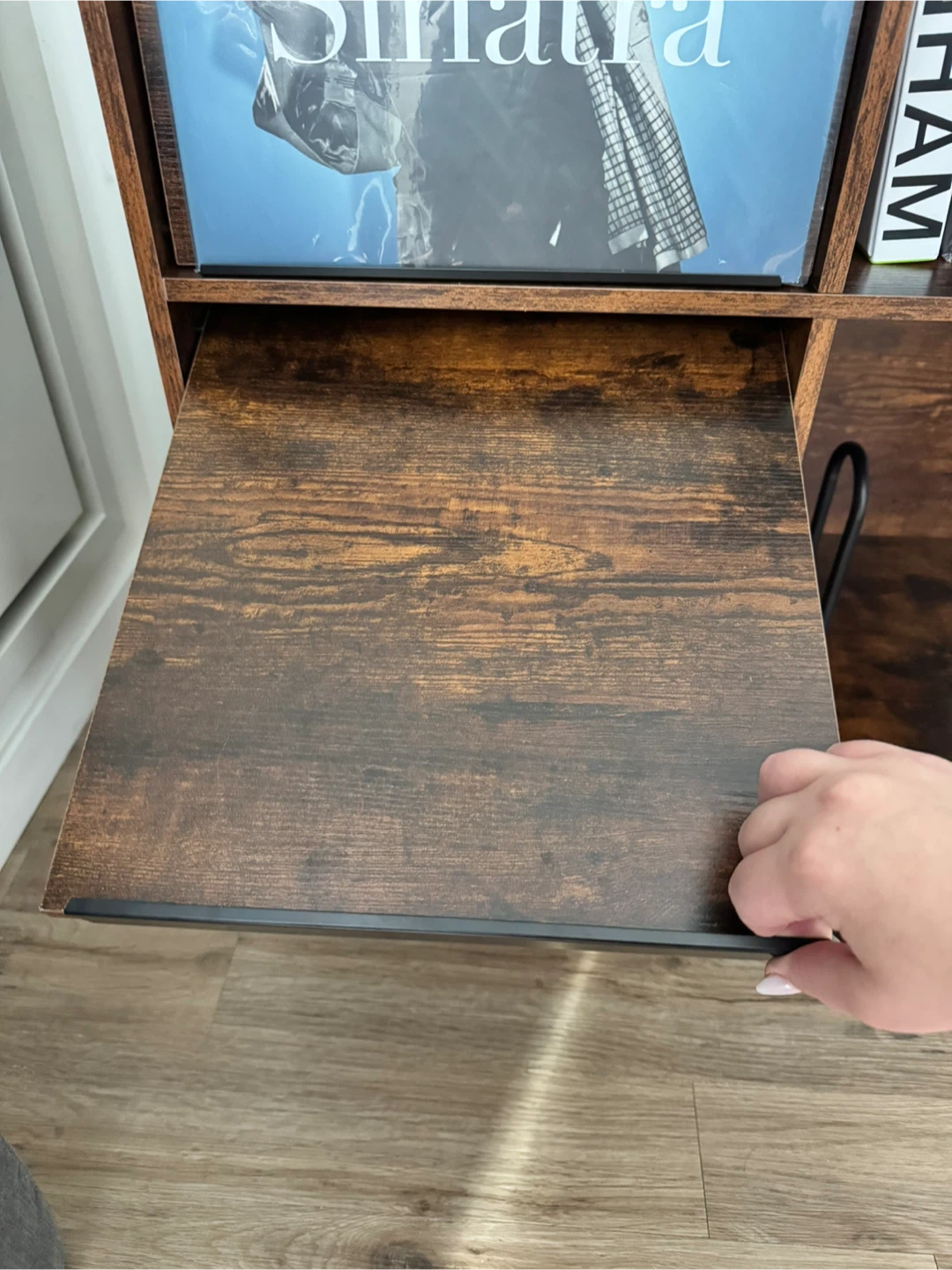 (Sealed box) Vinyl Record Storage Cabinet - photo 2