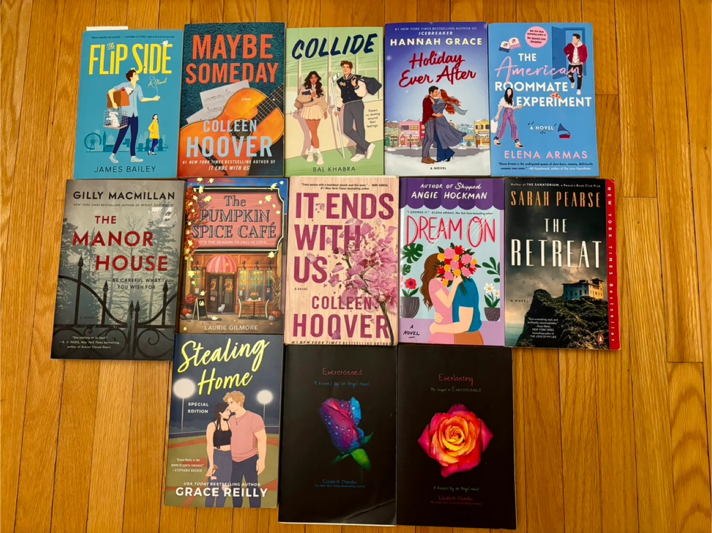 Romance/thriller books