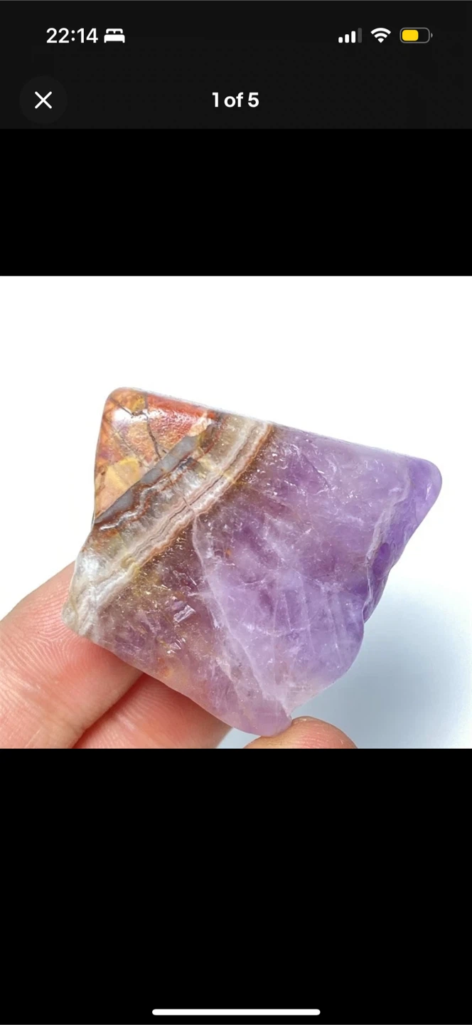 Natural Amethyst with Inclusions – Raw Specimen (42g) | Morocco