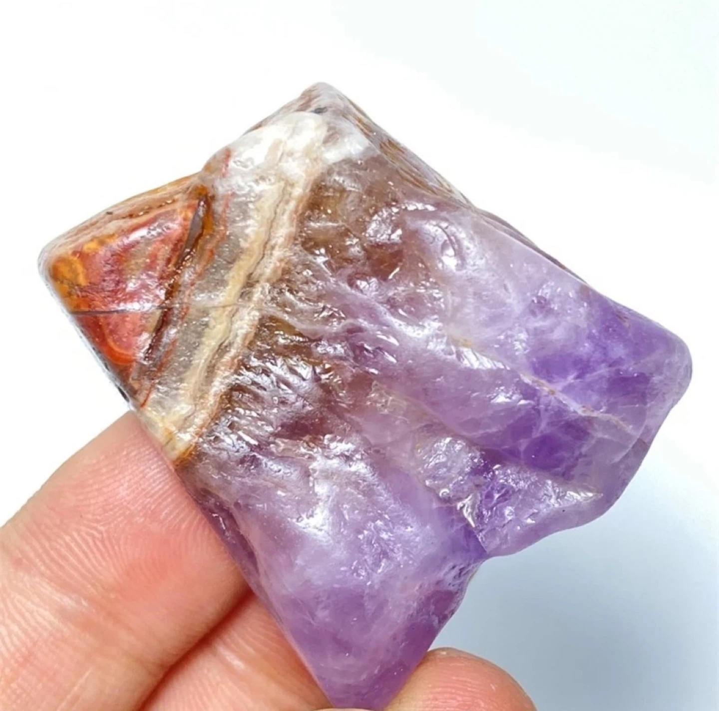 Natural Amethyst with Inclusions – Raw Specimen (42g) | Morocco - photo 2