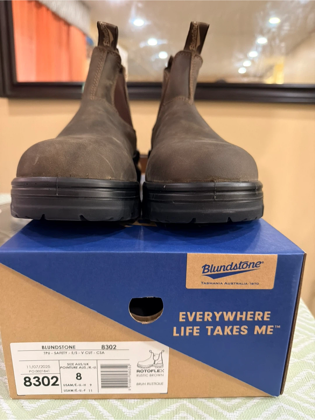 Blundstone 8302 Rustic Brown Boots - Size 8 UK Men's - photo 5