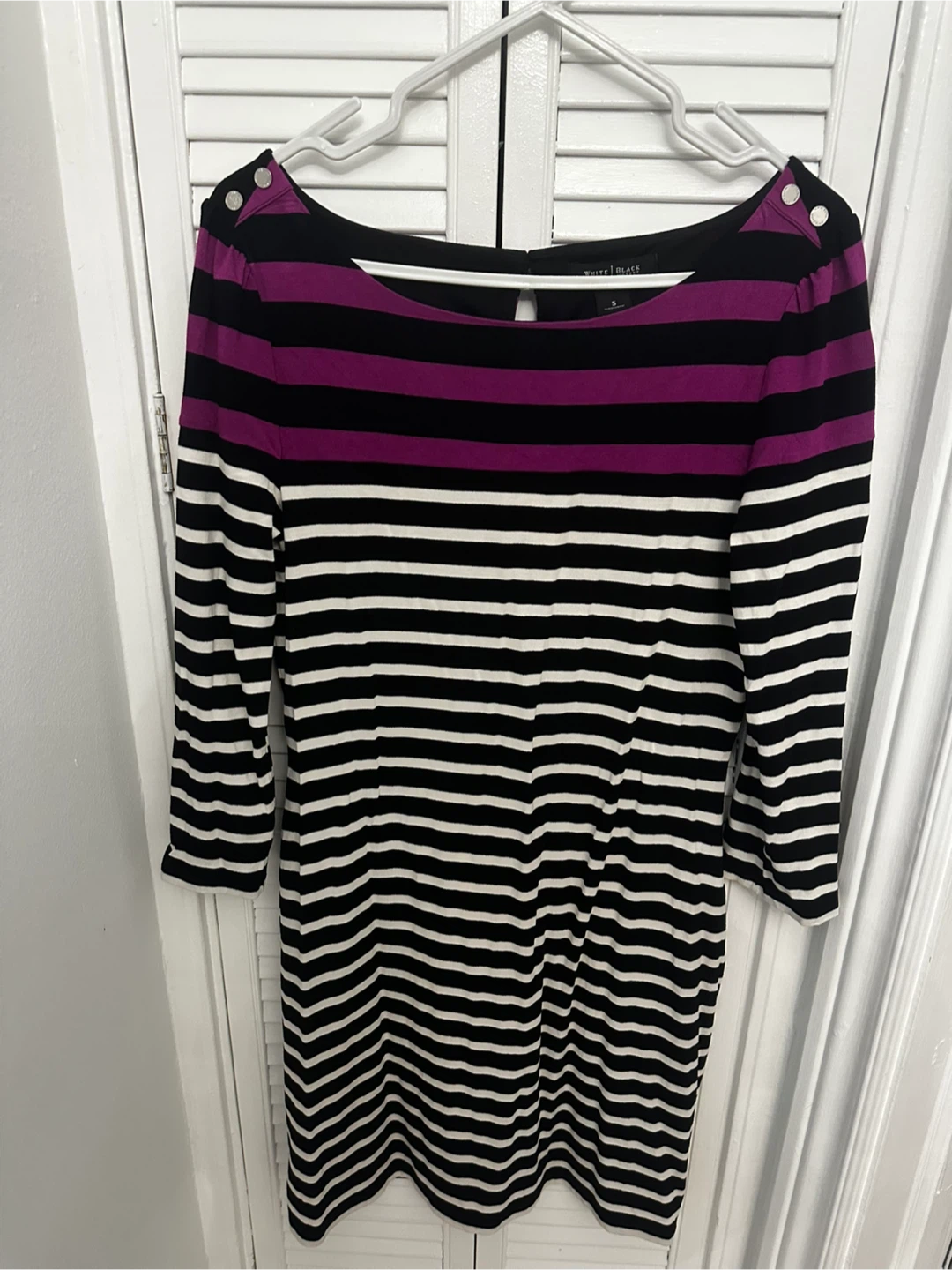 White House Black Market Striped Dress - Size S