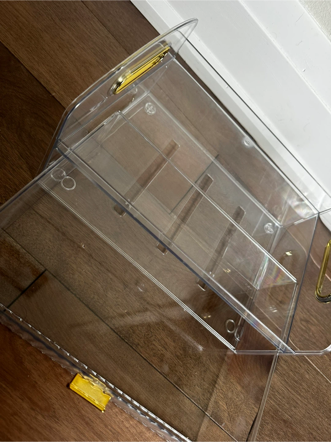Acrylic Organizer with Gold Handles - photo 2