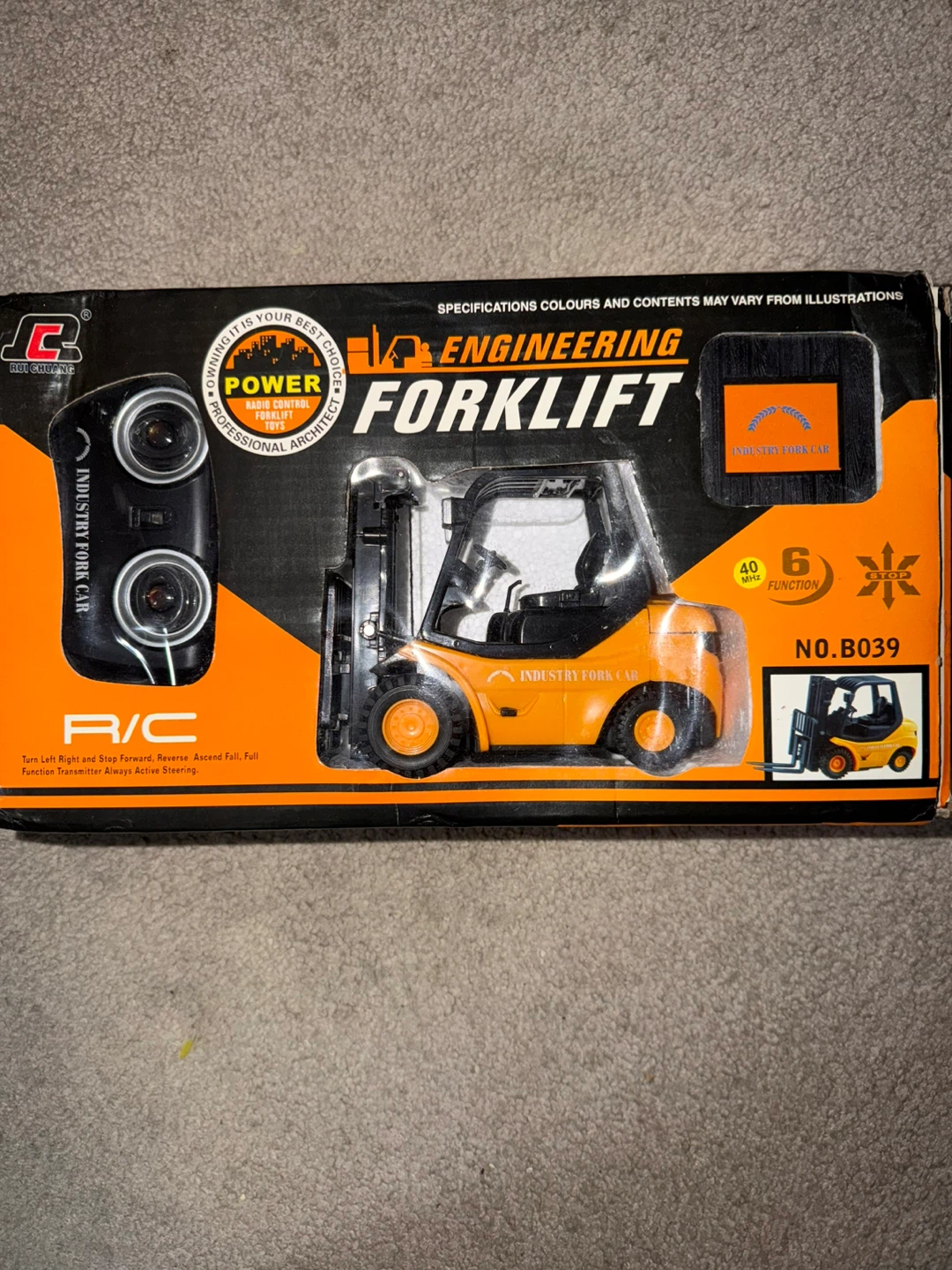 R/C Engineering Forklift Radio Control Toy