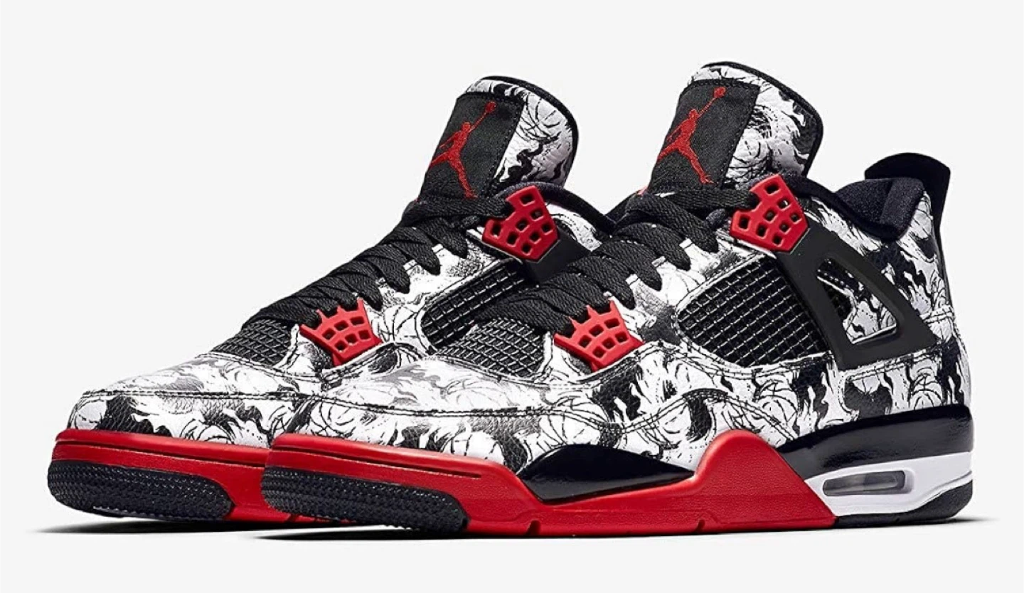 Nike Air Jordan 4 Retro Manga Sneakers
