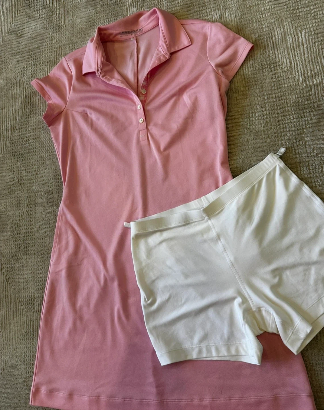 Nike Pink Golf Dress with White Shorts - photo 2
