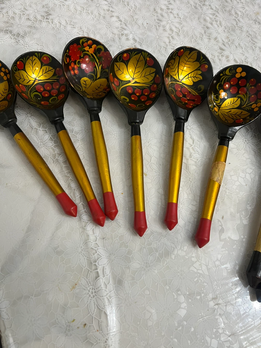 Hand-Painted Russian Spoons - Set of 12 - photo 2