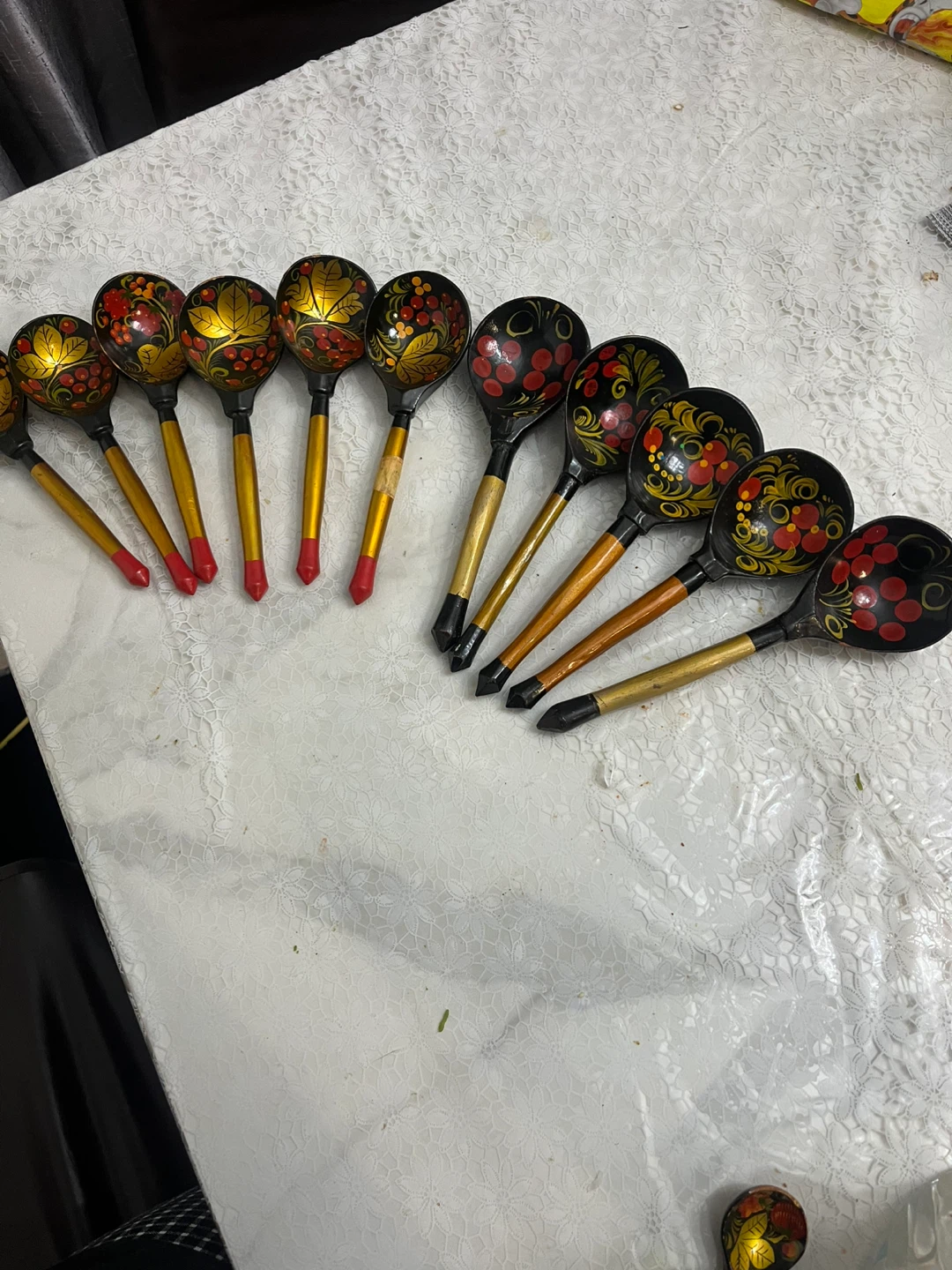 Hand-Painted Russian Spoons - Set of 12 - photo 3