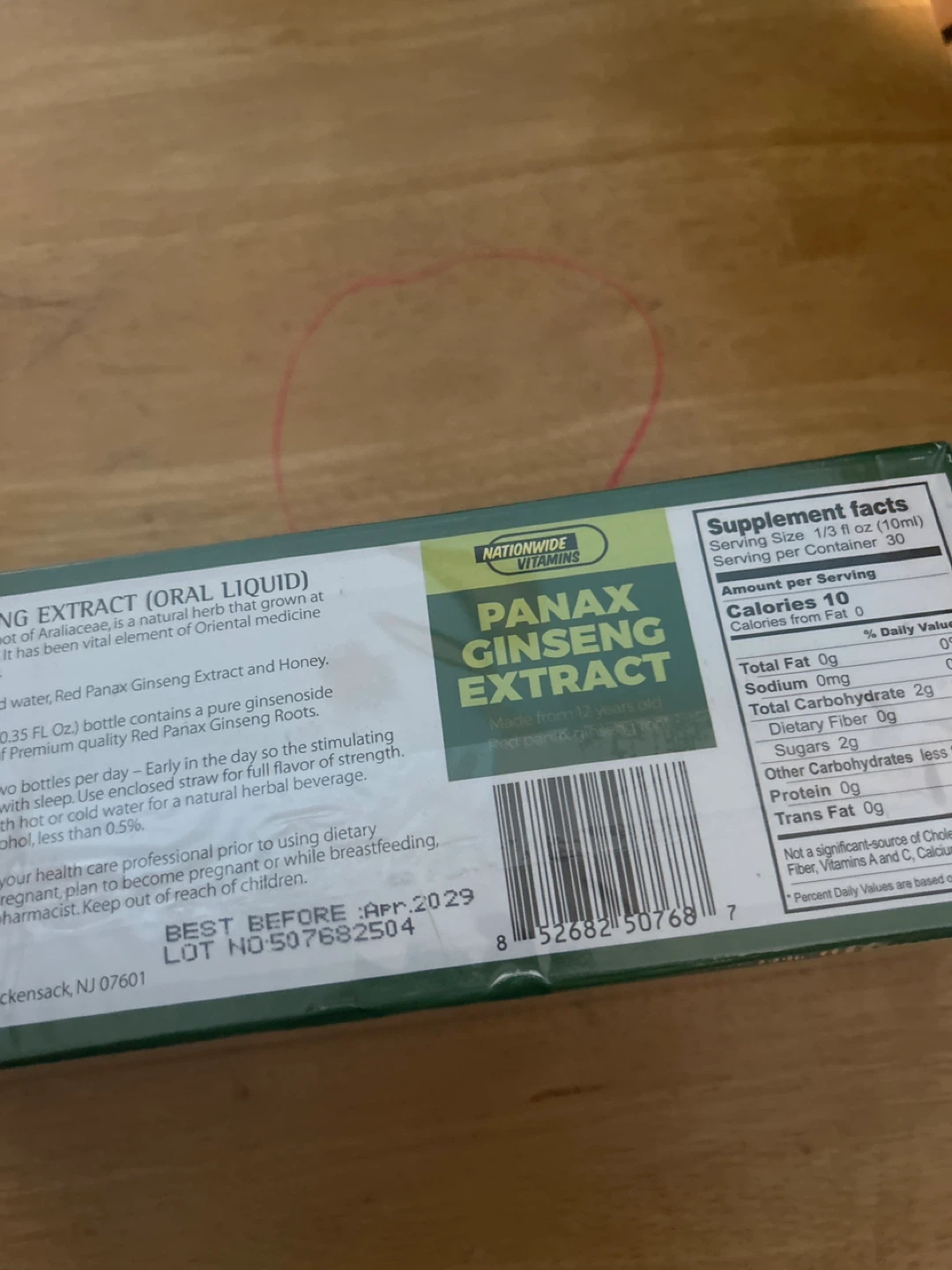 Nationwide Vitamins Panax Ginseng Extract - photo 2