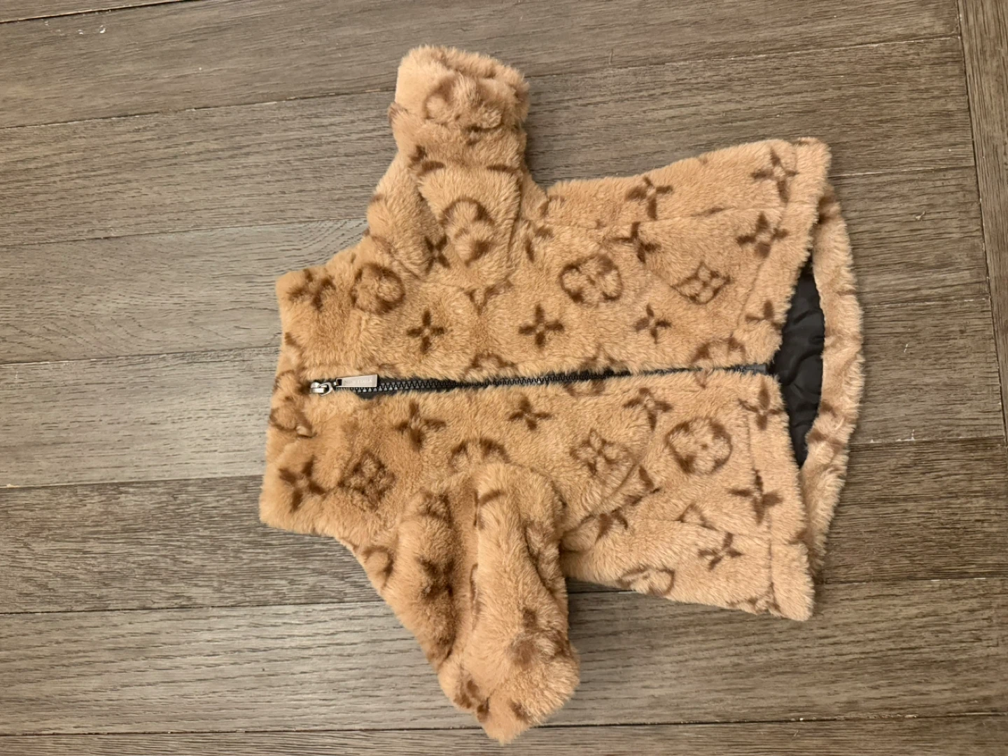 Louis Vuitton Inspired Dog Coat - photo 2