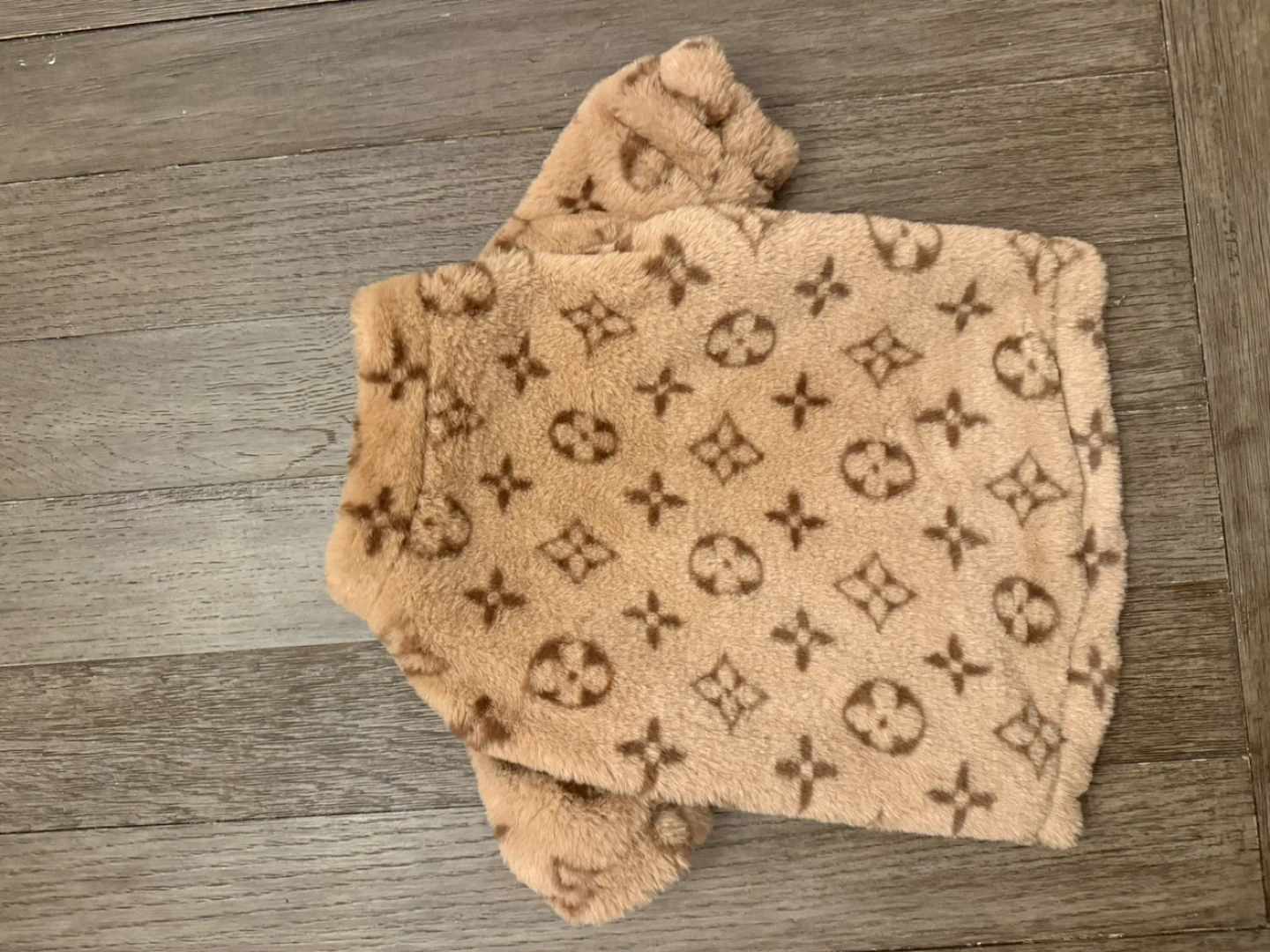 Louis Vuitton Inspired Dog Coat