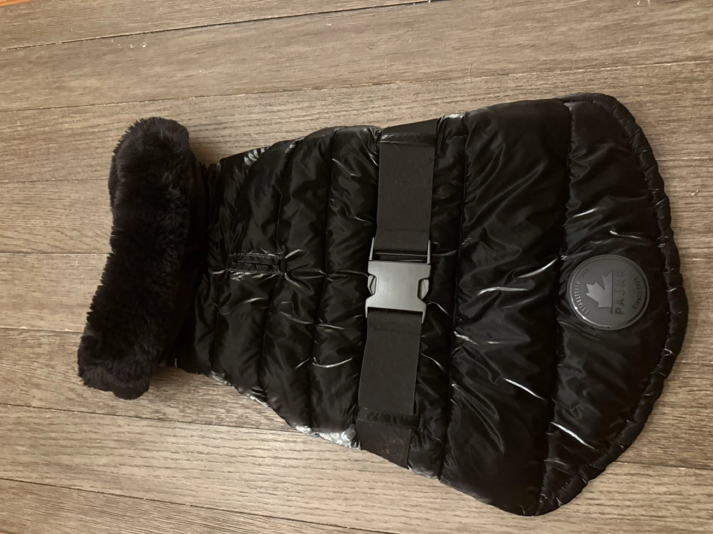 Pajar Pup Black Dog Coat