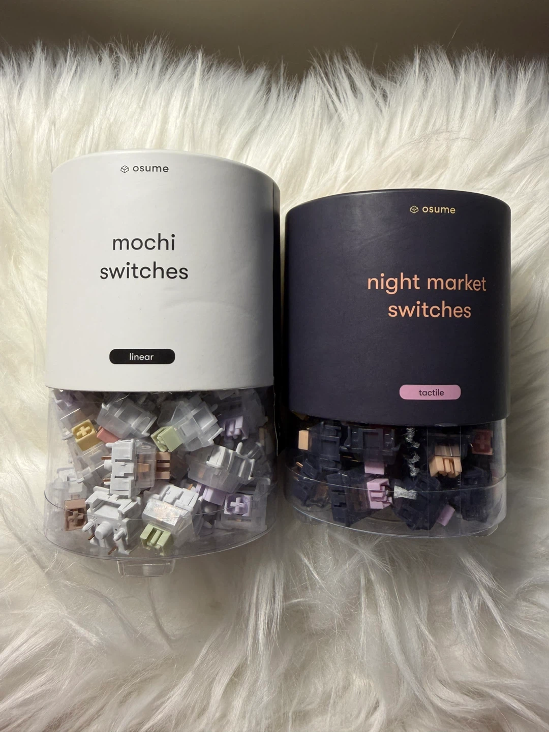 Osume Mochi Linear Switch and Night market Tactile switch