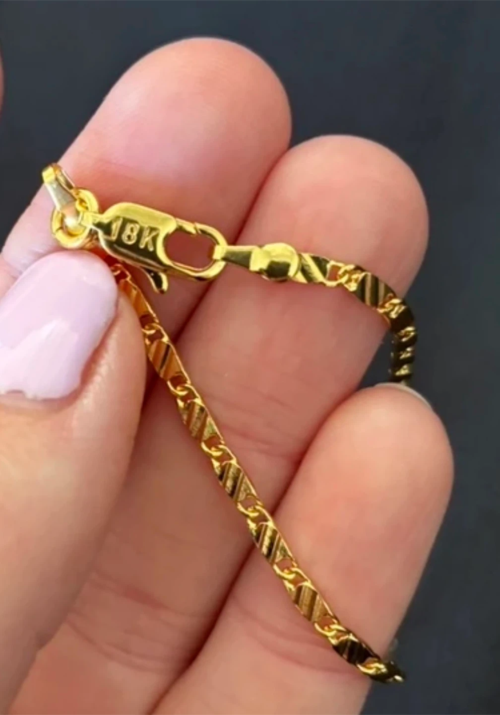 18K Gold Plated Chain Necklace