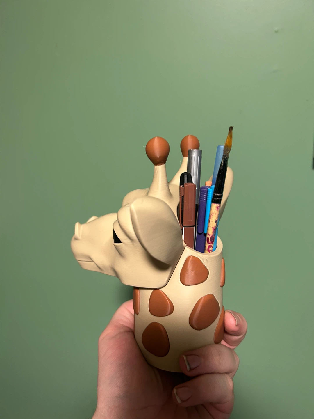Giraffe Head Pen Holder - photo 2