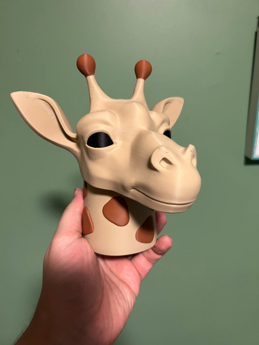 Giraffe Head Pen Holder