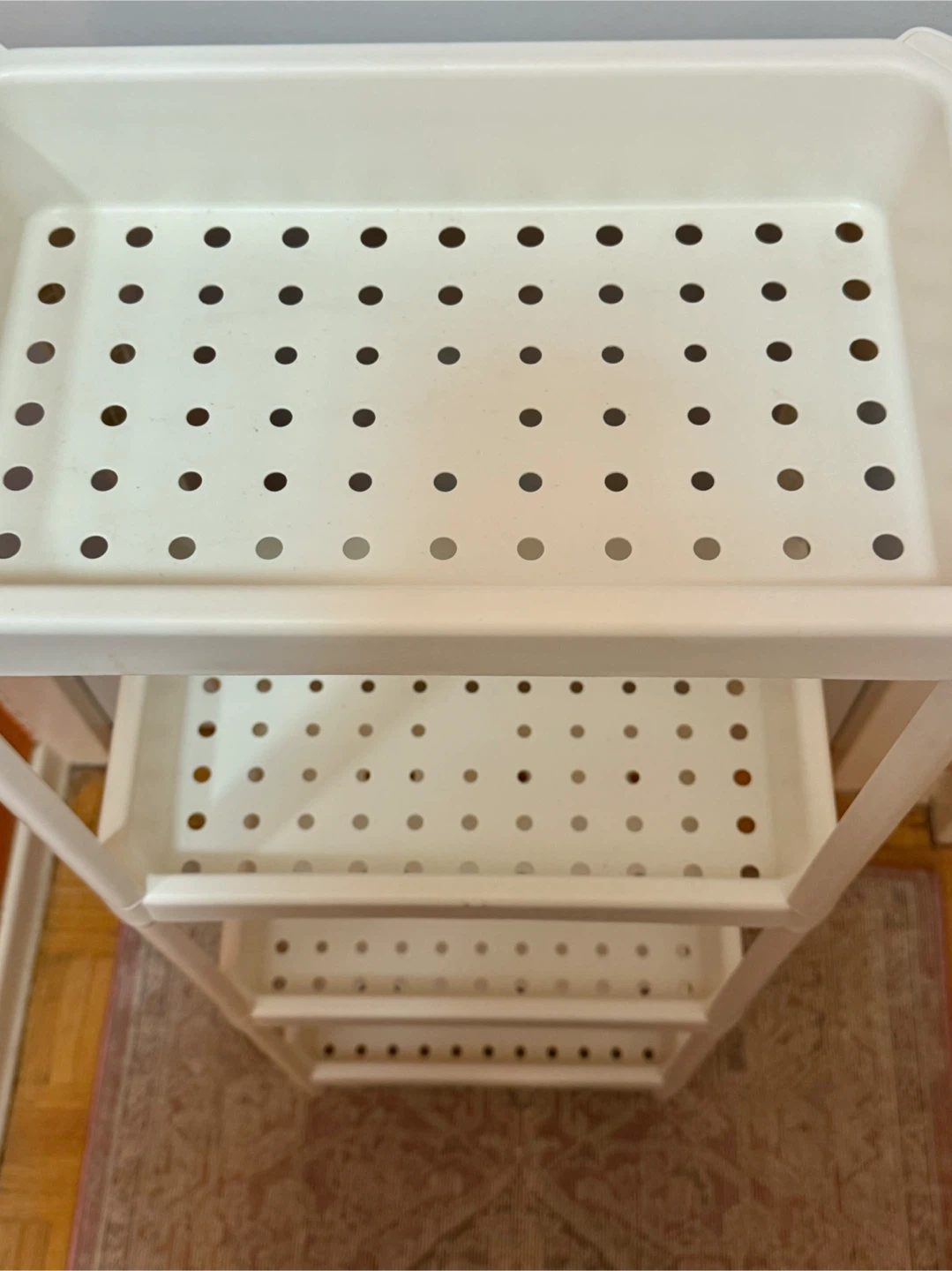 IKEA Vesken White Shelf Unit - photo 2