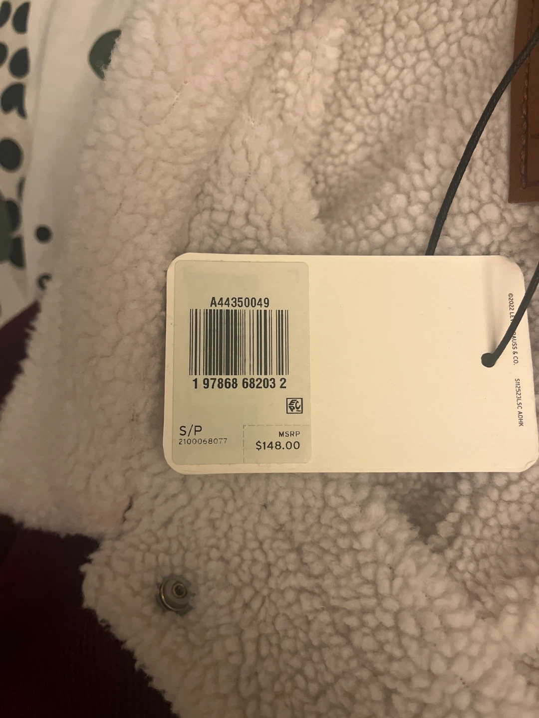 Levi's Corduroy Sherpa Trucker Jacket - Size S - photo 2