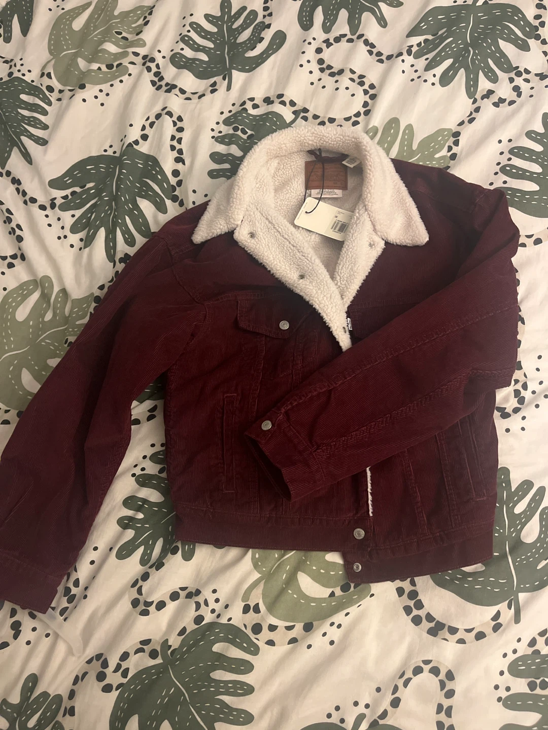 Levi's Corduroy Sherpa Trucker Jacket - Size S